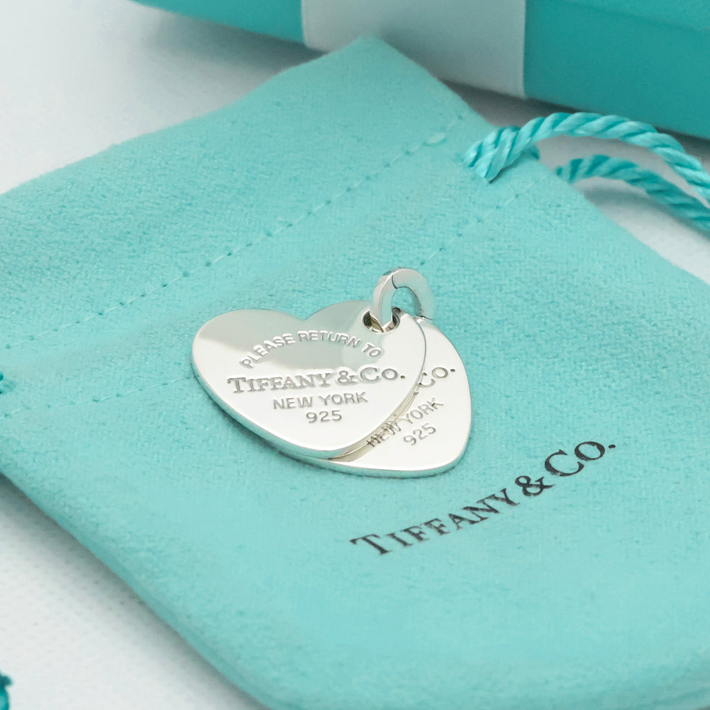 TIFFANY&Co. リターントゥ ティファニー ダブル ハート タグ チャーム AG925