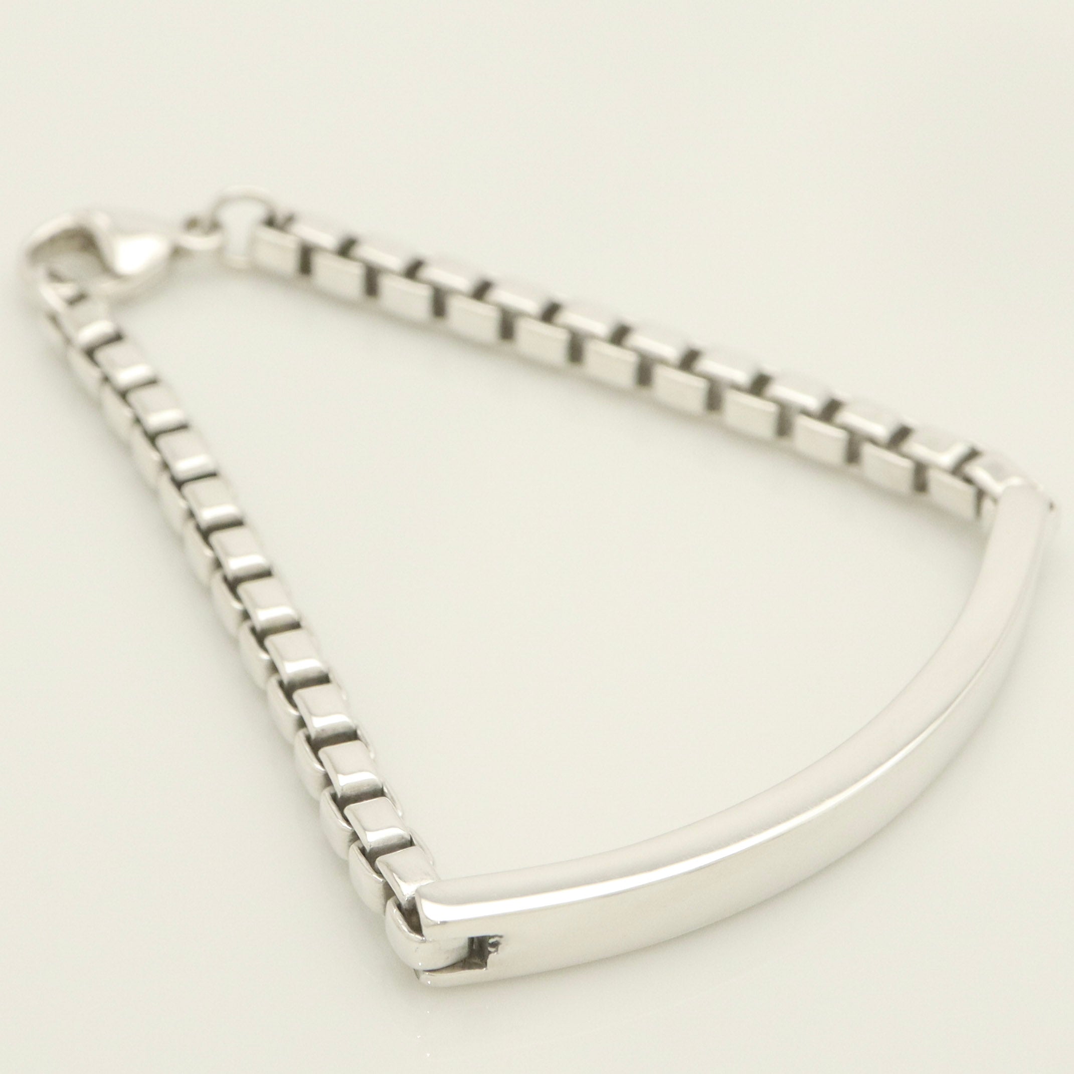 TIFFANY&Co. ベネチアン リンク ID ブレスレット AG925