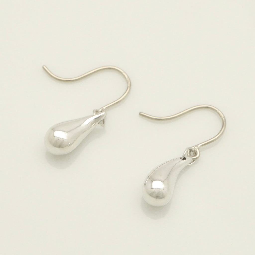 Tiffany & Co. Peretti Teardrop Dangle Earrings Sterling Silver 925
