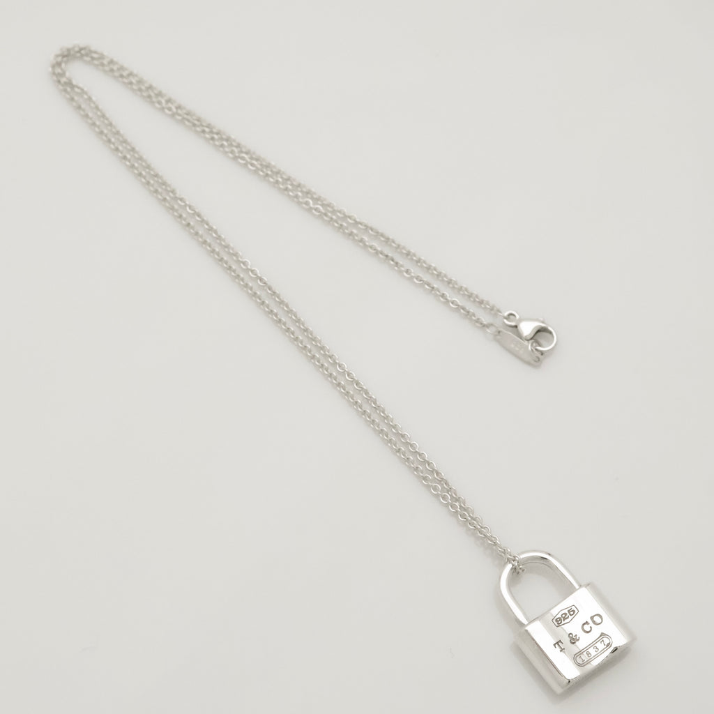 TIFFANY&Co. 1837 カデナ ロック チャーム ネックレス AG925