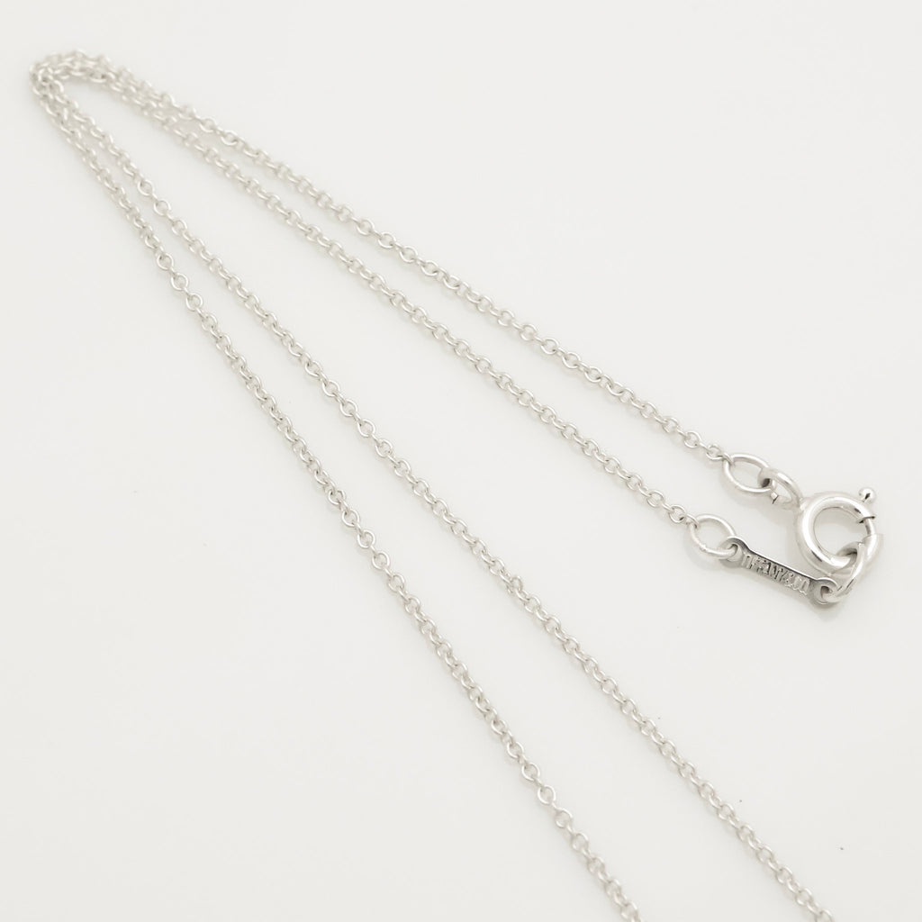  Tiffany & Co. Peretti Large  Bean Necklace  Sterling Silver 925 