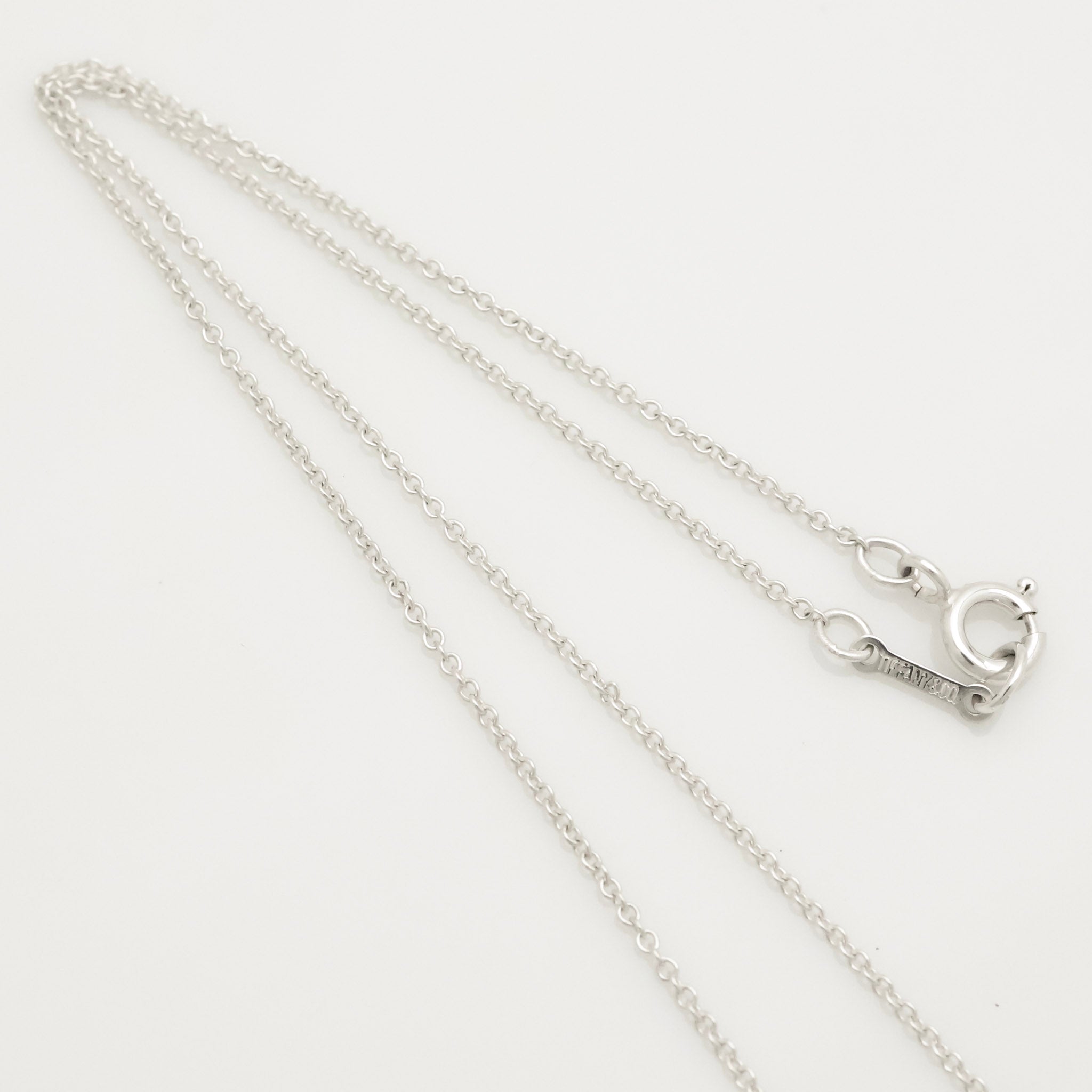  Tiffany & Co. Peretti Large  Bean Necklace  Sterling Silver 925 