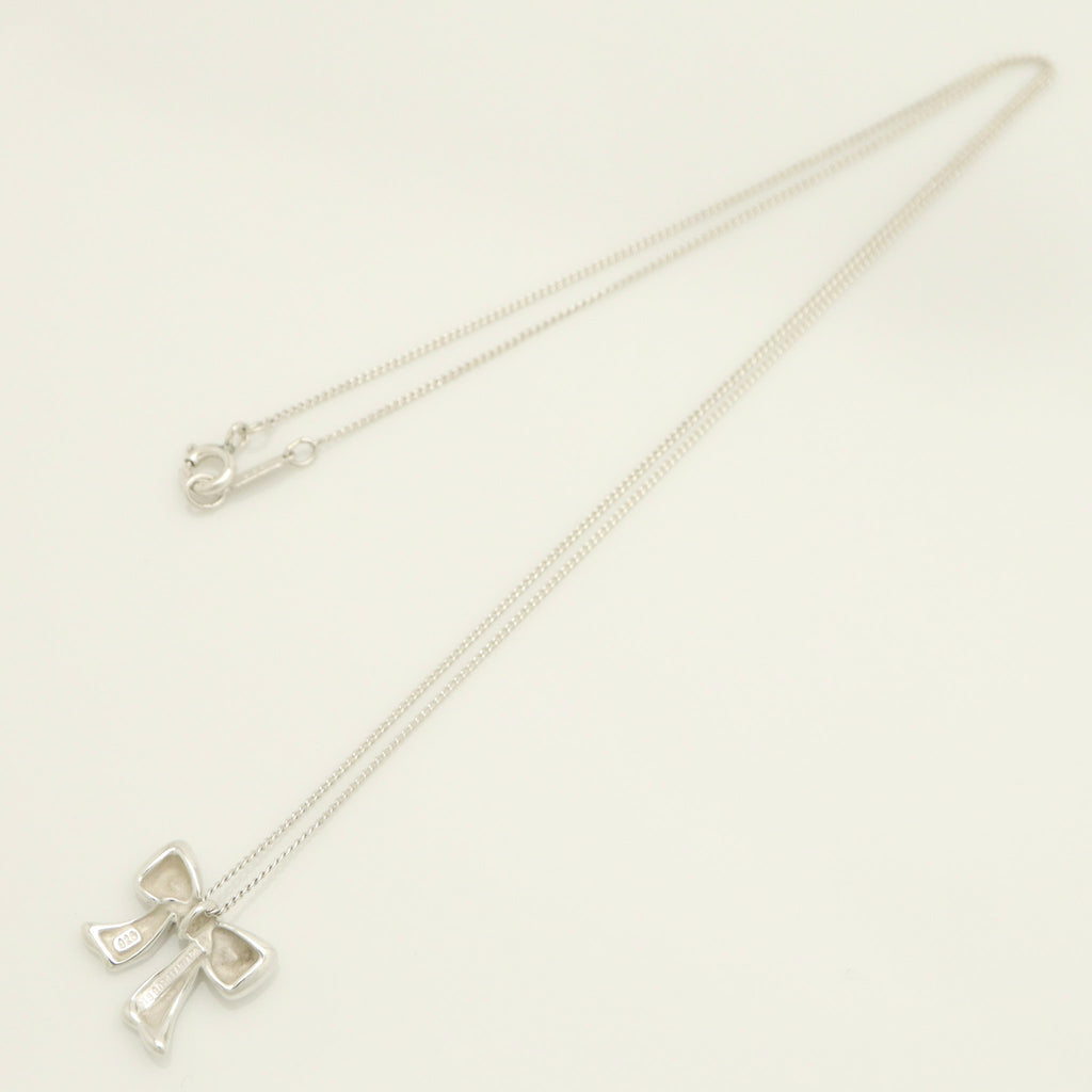 TIFFANY&Co. ミニ リボン ネックレス AG925