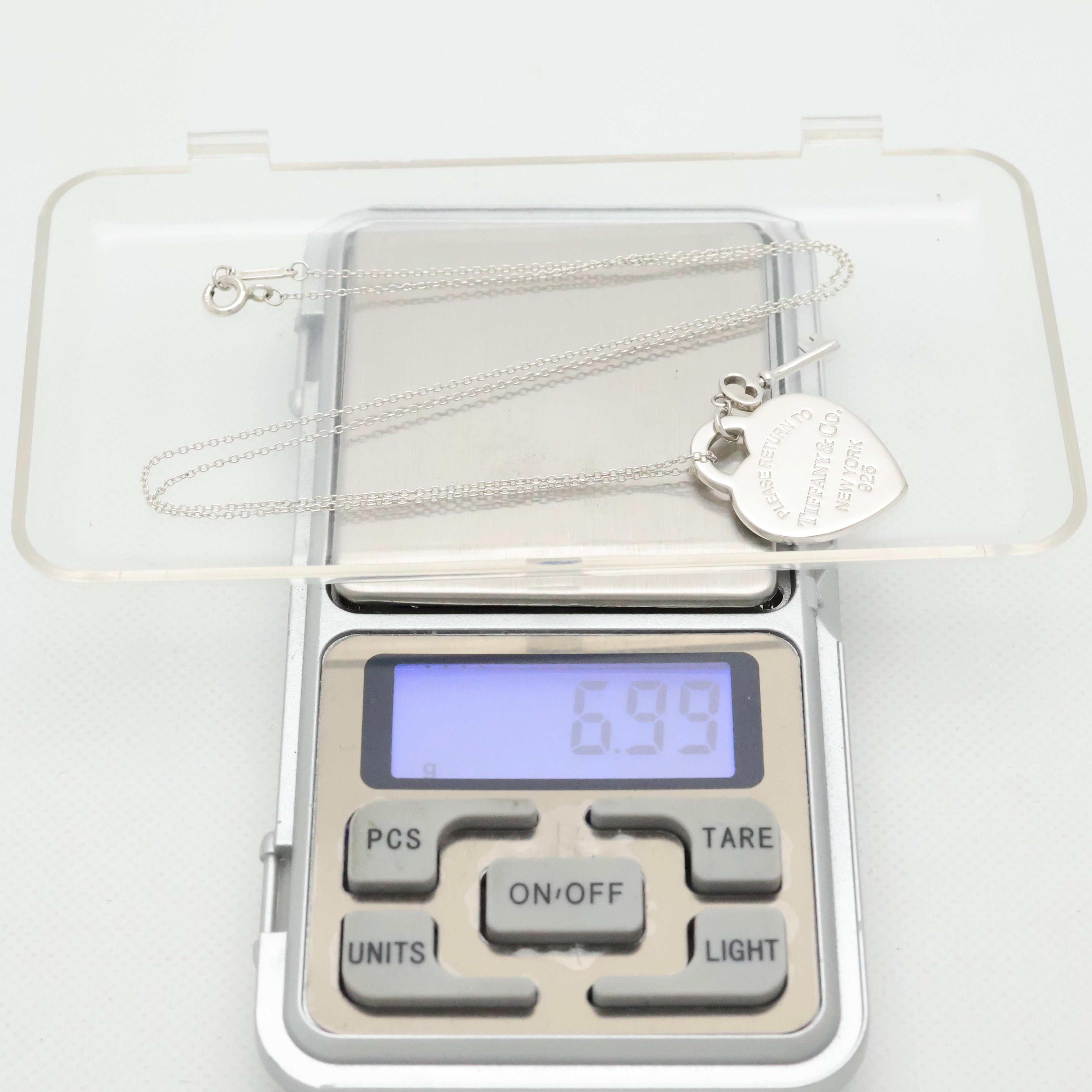 TIFFANY&Co. リターントゥ ティファニー ハート タグ キー ネックレス AG925