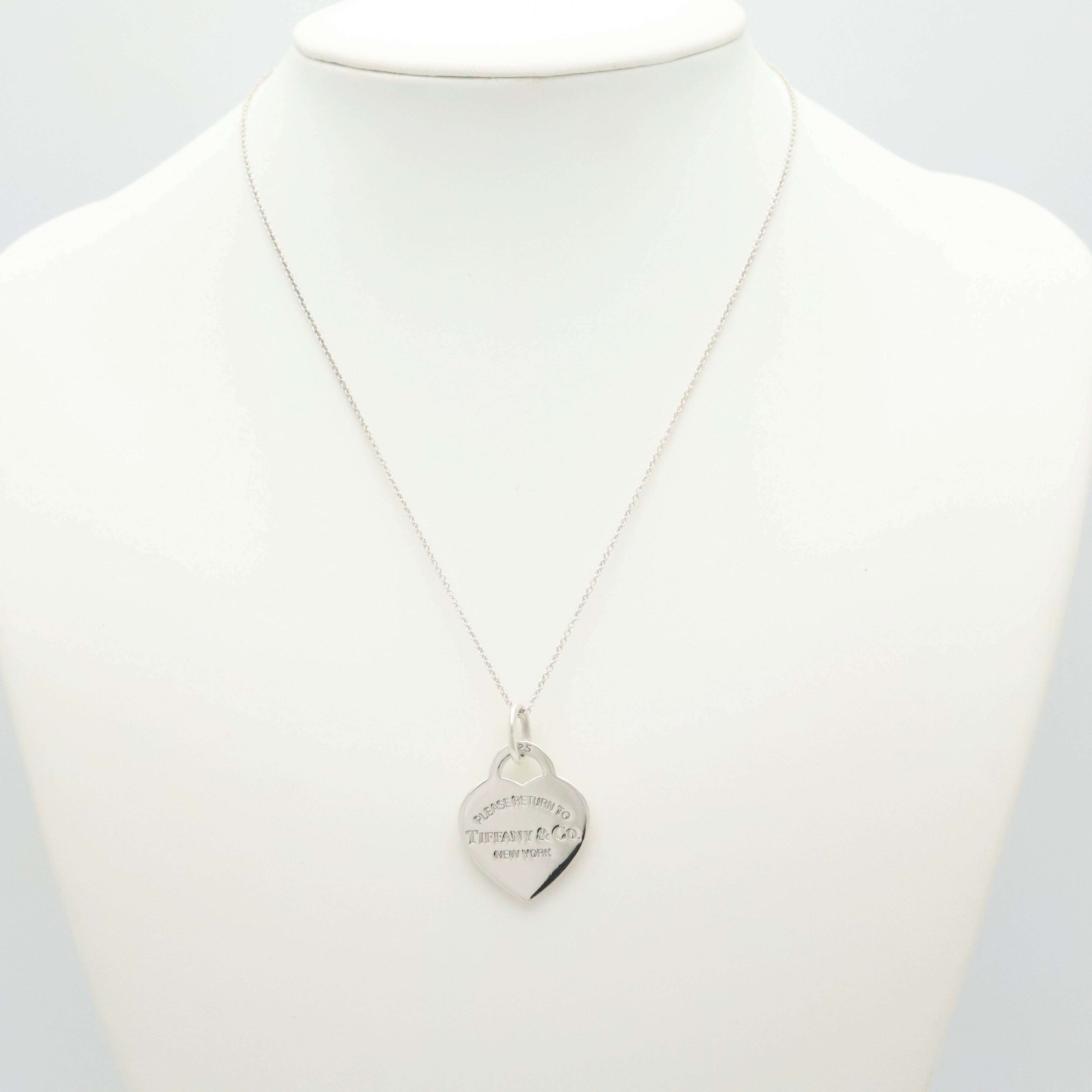 TIFFANY&Co. リターントゥ ティファニー ハート タグ ネックレス AG925
