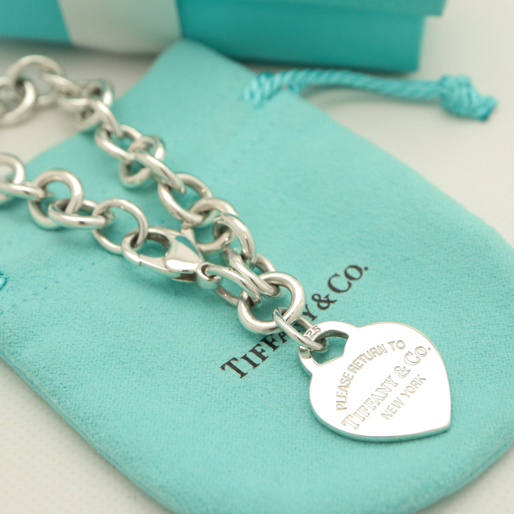 TIFFANY&Co. リターントゥ ティファニー ハート タグ チェーン ブレスレット AG925