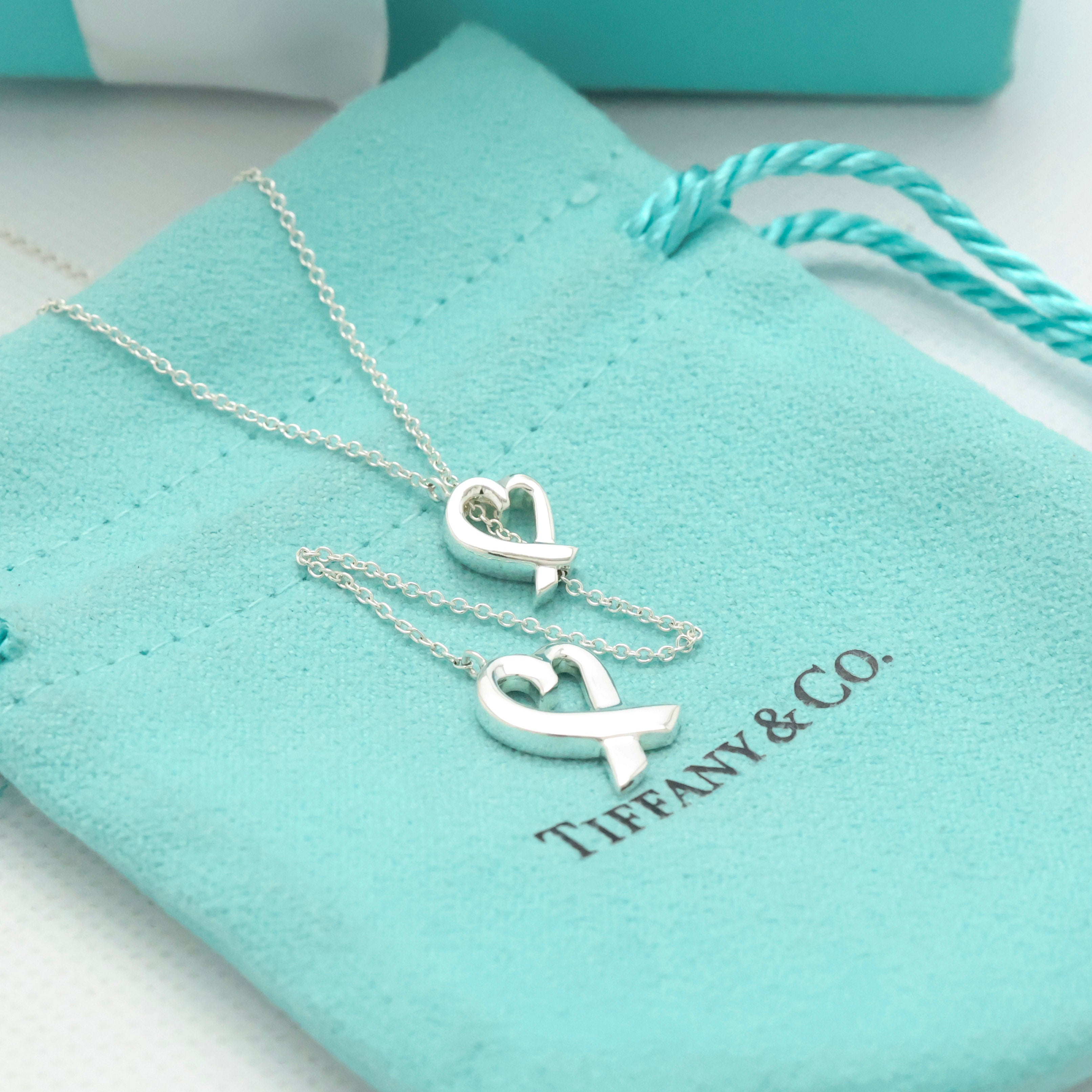 TIFFANY&Co. ラビング ハート パロマピカソ ラリアット ネックレス AG925