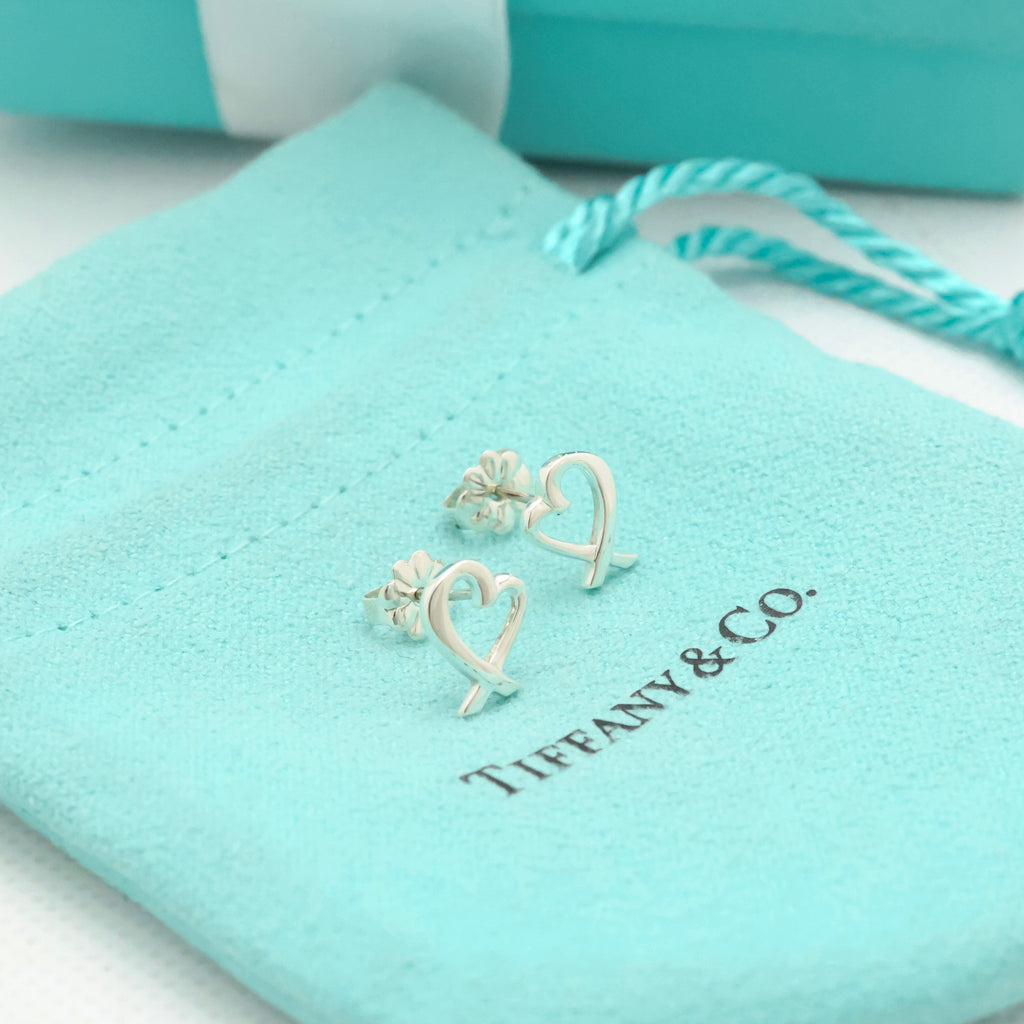TIFFANY&Co. ラビングハート パロマピカソ スタッド ピアス AG925