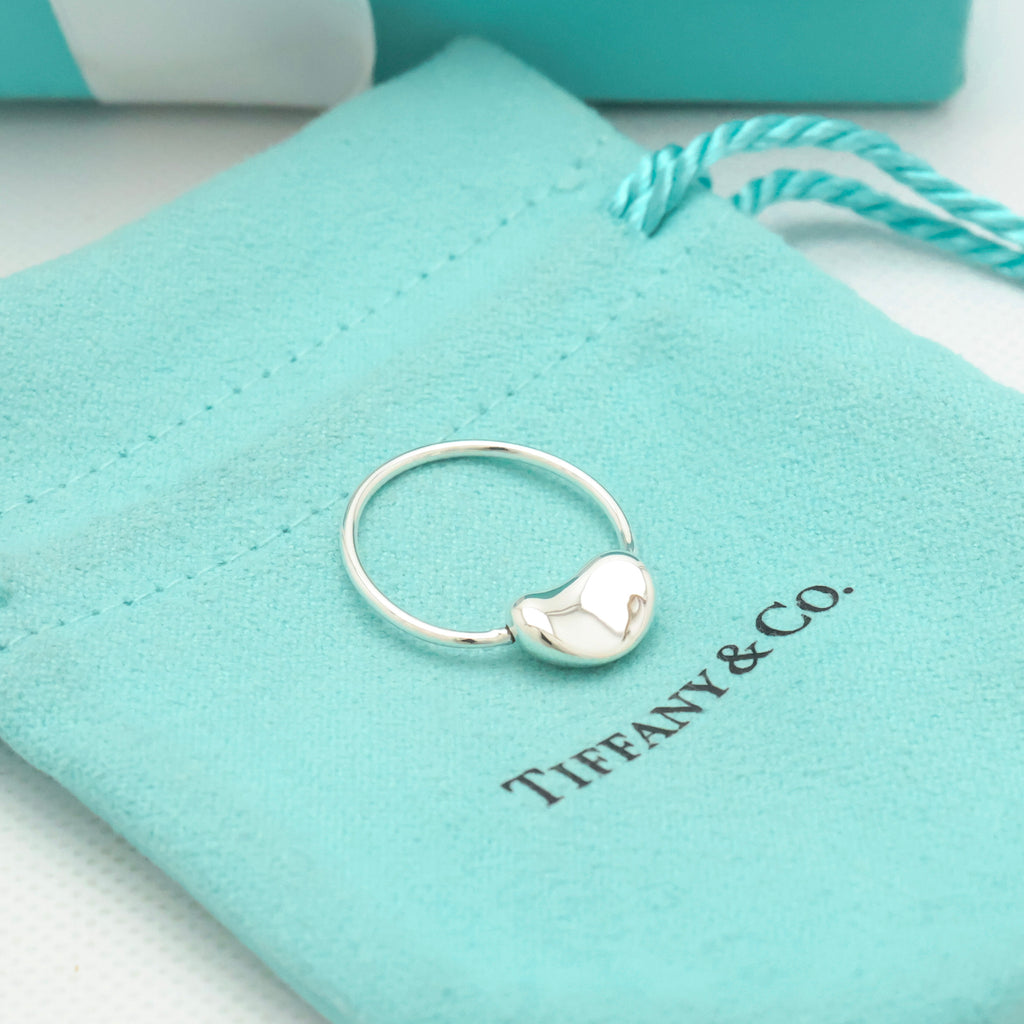 Tiffany & Co. Elsa Peretti Bean Ring Sterling Silver 925