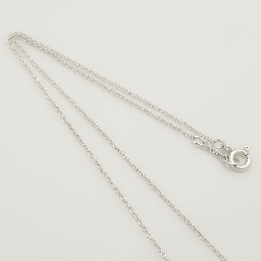  Tiffany & Co. Peretti Large Bean Necklace Sterling Silver 925 