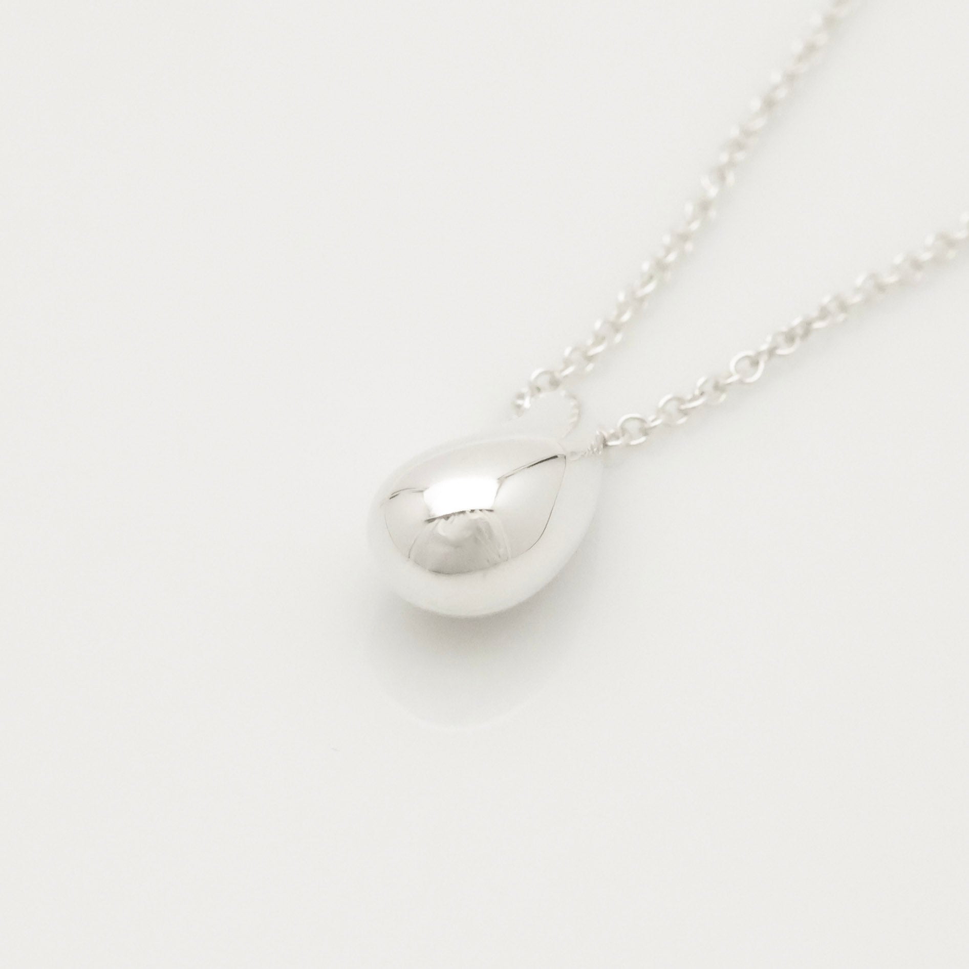 Tiffany & Co. Teardrop Necklace Pendant Sterling Silver 925 