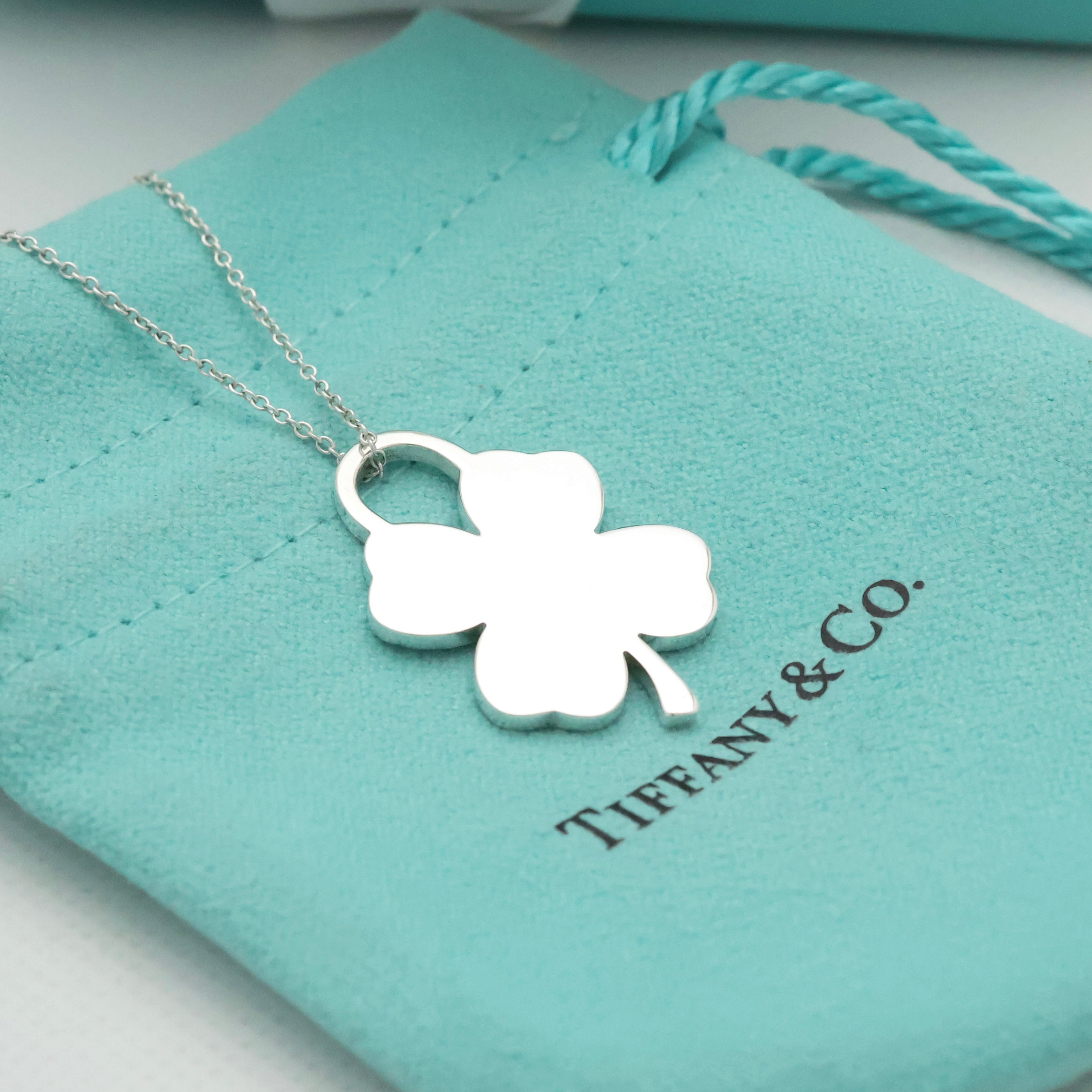 TIFFANY&Co. クローバー ネックレス AG925