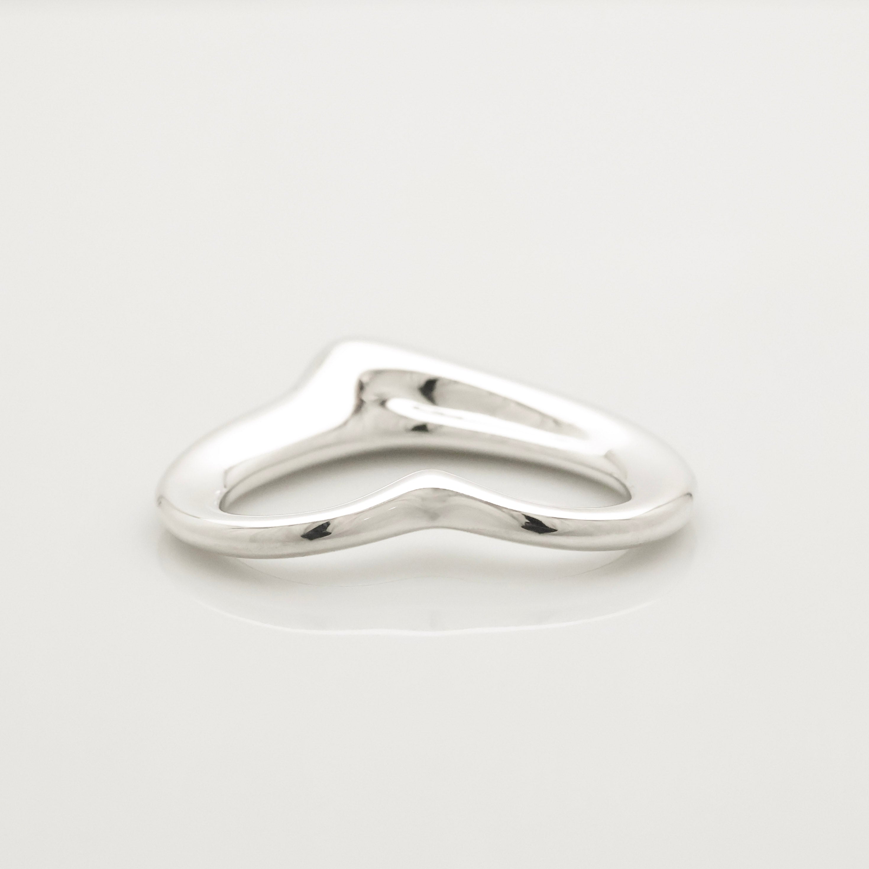 TIFFANY&Co. オープンハート 36mm エルサペレッティ チャーム AG925