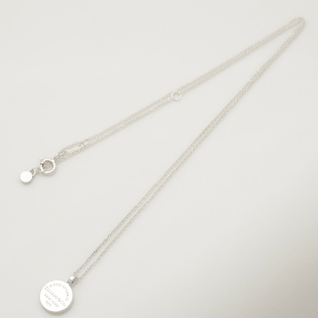 Tiffany & Co. Return to Round Necklace Sterling Silver 925 