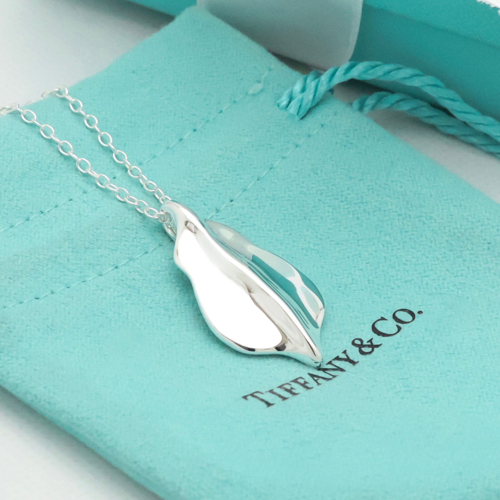 TIFFANY&Co. リーフ ネックレス AG925