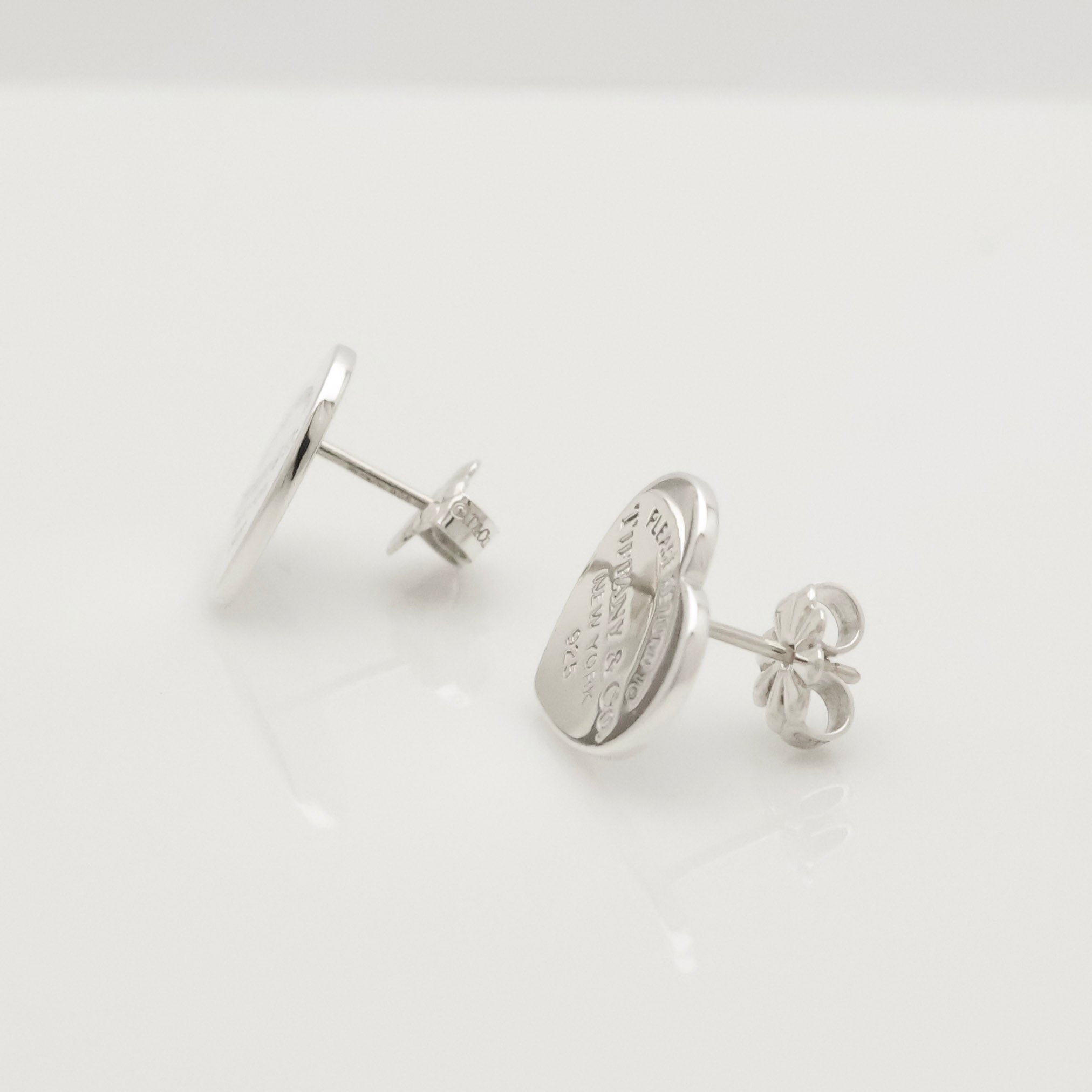 TIFFANY&Co. リターントゥ ティファニー ハート タグ スタッド ピアス AG925
