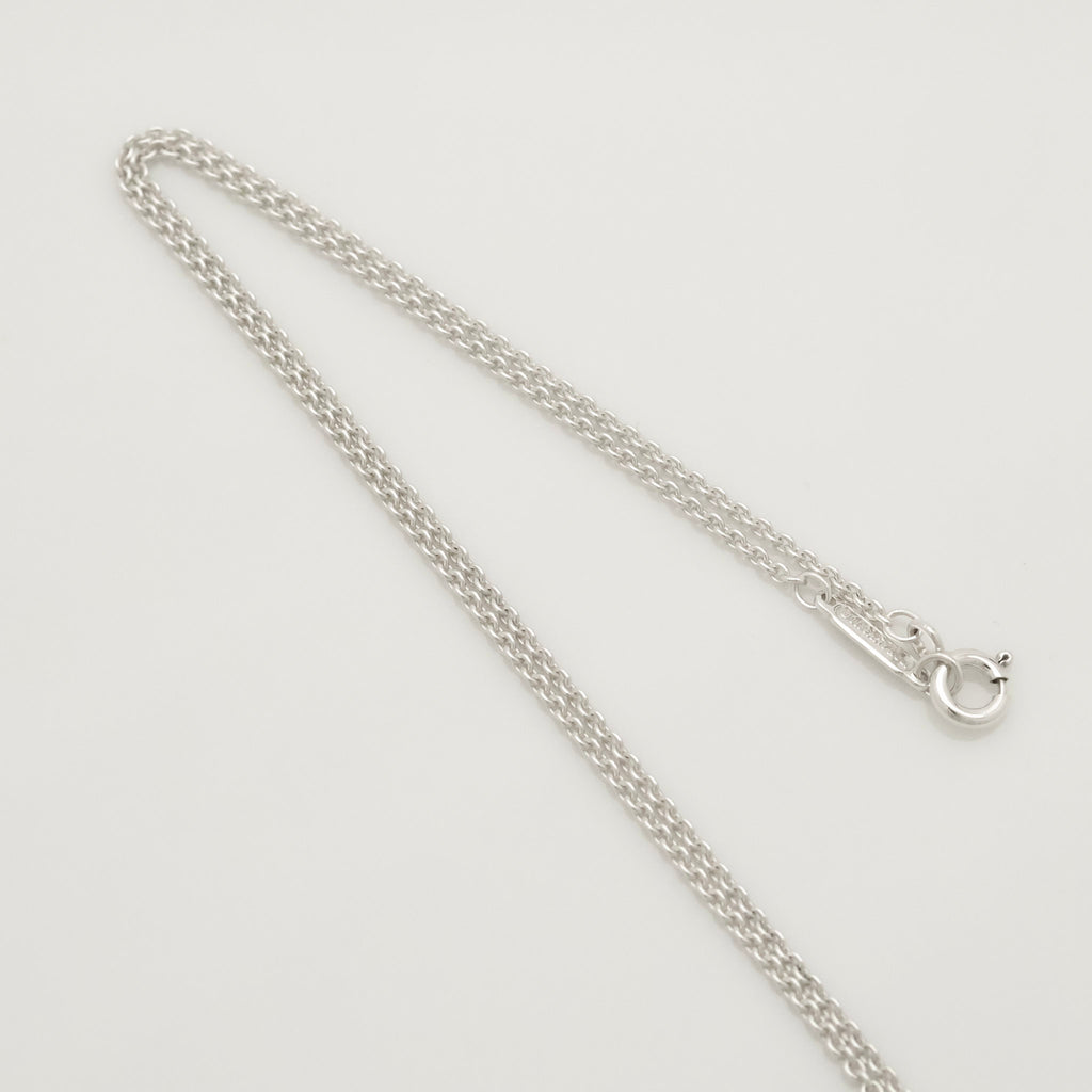  Tiffany & Co. Atlas Cube Necklace Pendant  Sterling Silver  925 