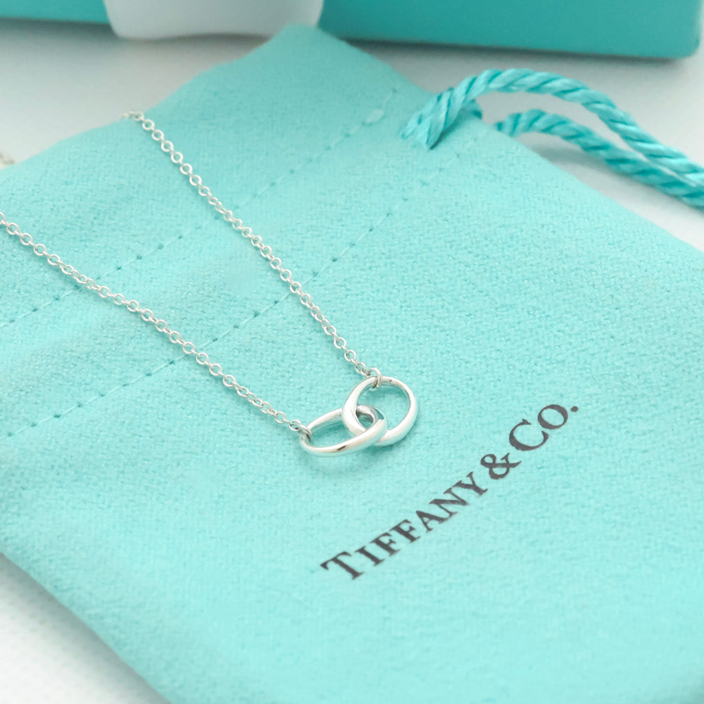TIFFANY&Co. ダブル ループ エルサペレッティ ネックレス AG925