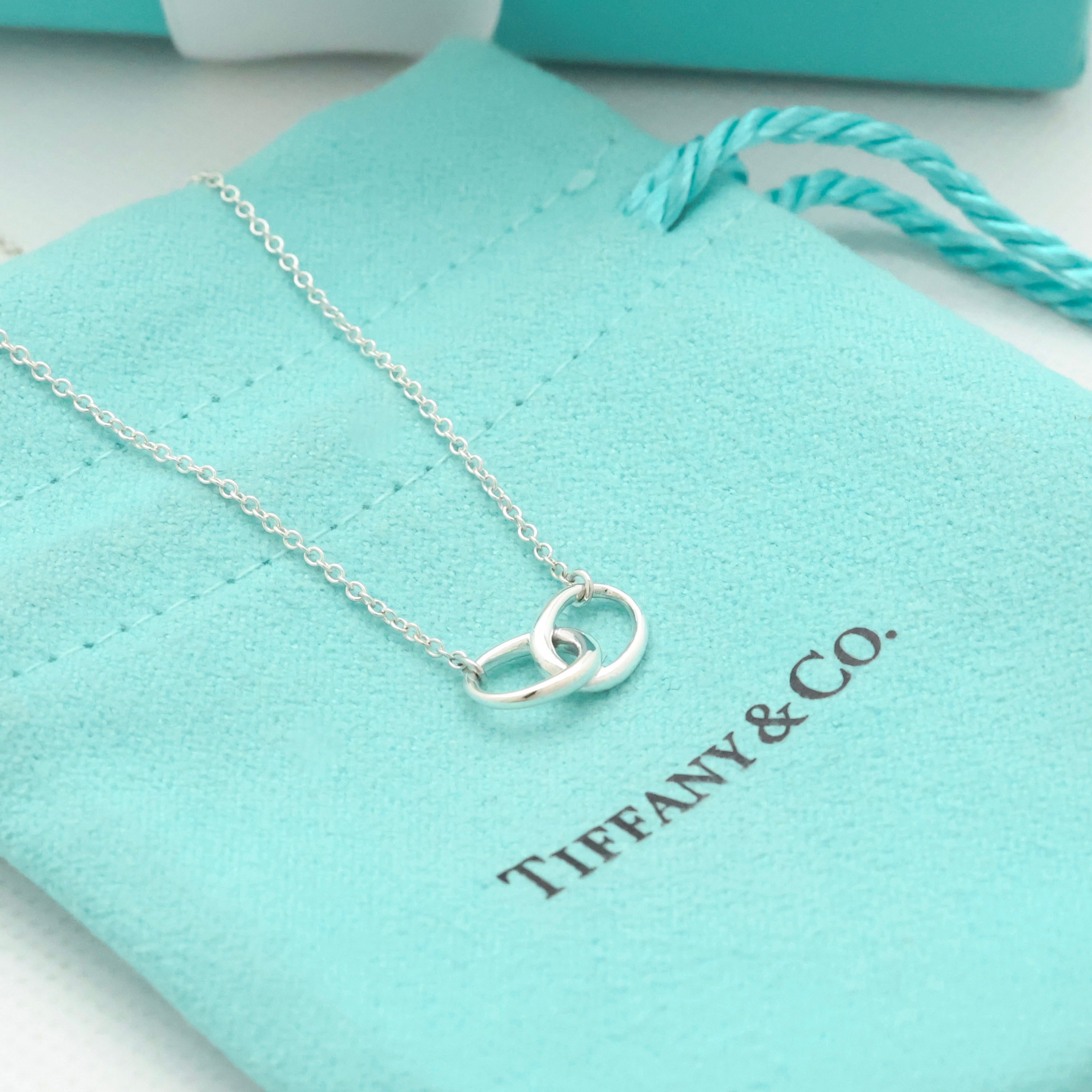 TIFFANY&Co. ダブル ループ エルサペレッティ ネックレス AG925