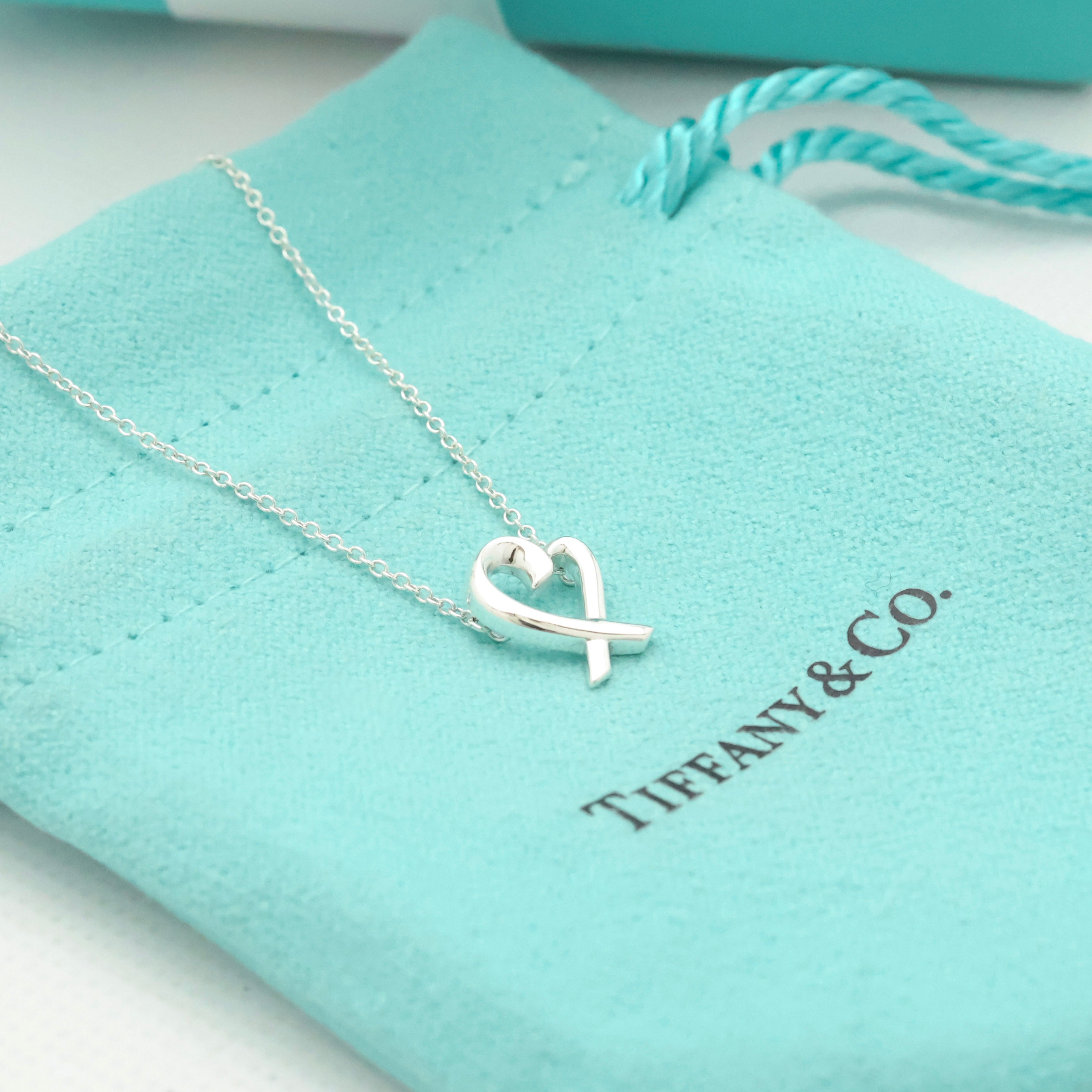 TIFFANY&Co. ミニ ラビングハート パロマピカソ ネックレス AG925