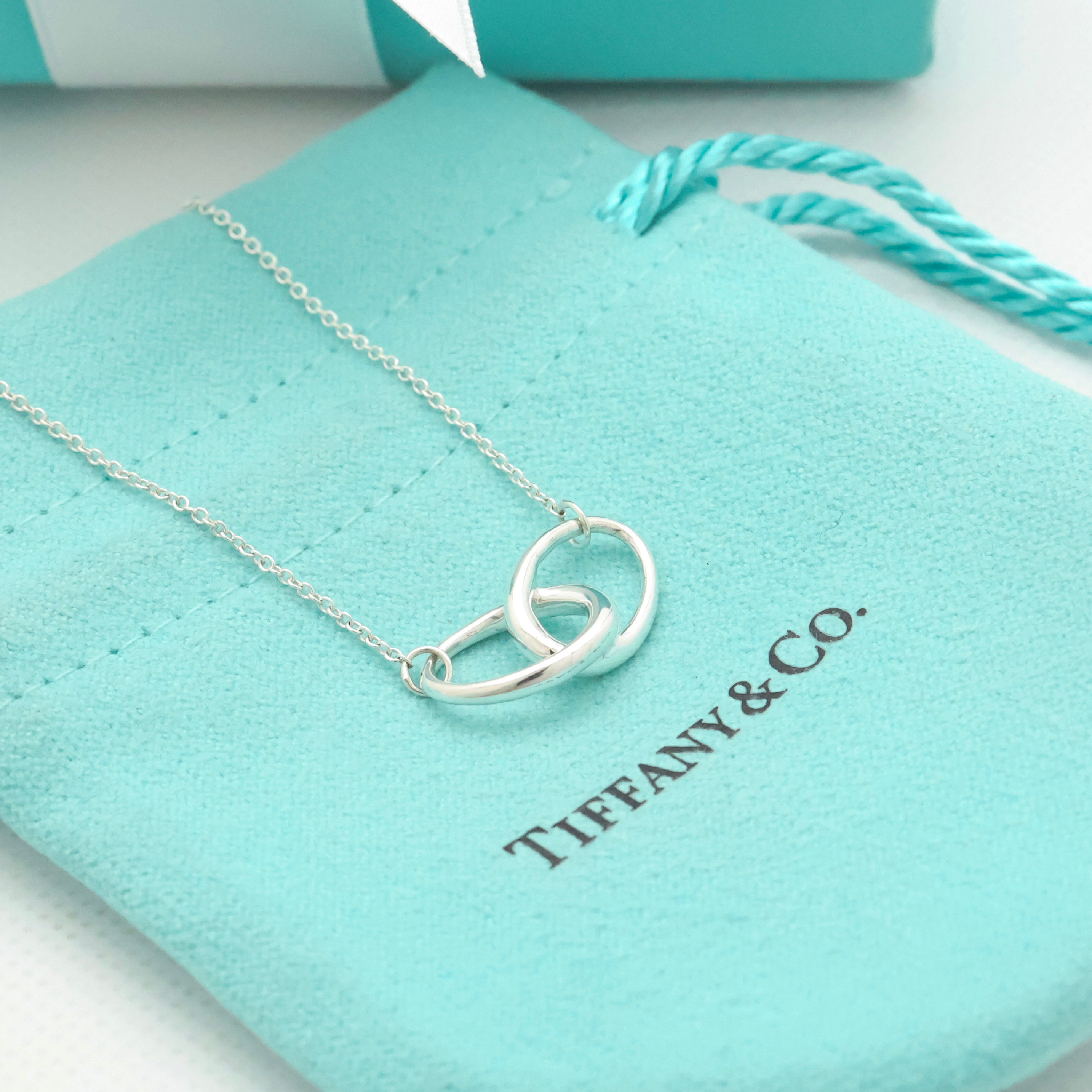 TIFFANY&Co. ダブル ループ エルサペレッティ ネックレス AG925