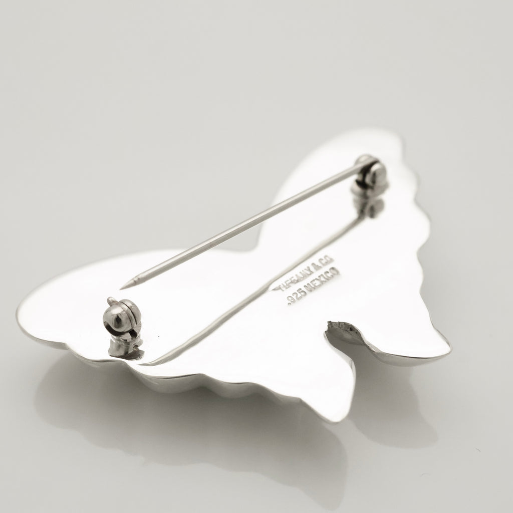 Tiffany & Co. Butterfly Pin Brooch Sterling Sterling Silver 925 