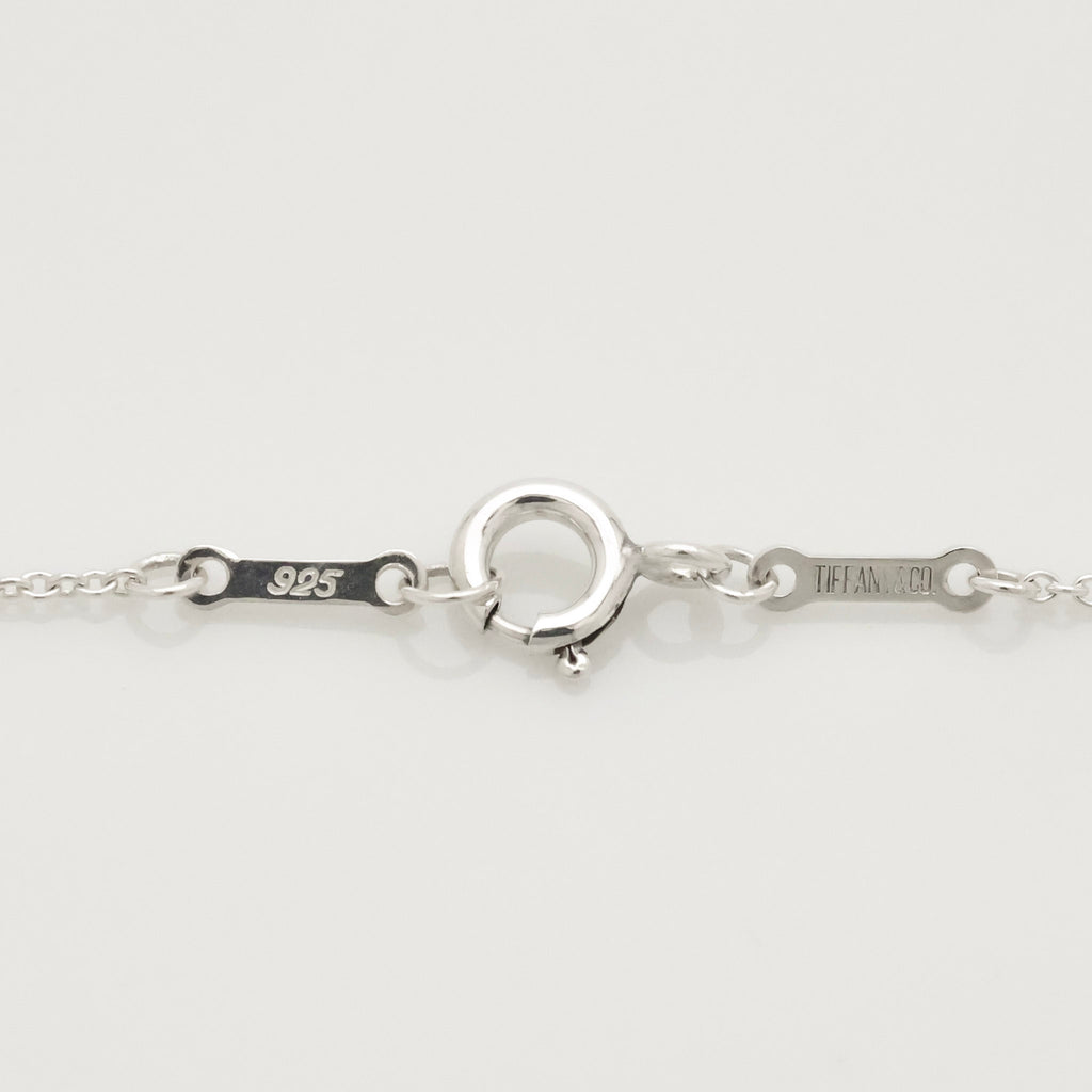  Tiffany & Co Peretti Dove Bird Cross Necklace Sterling Silver 925 