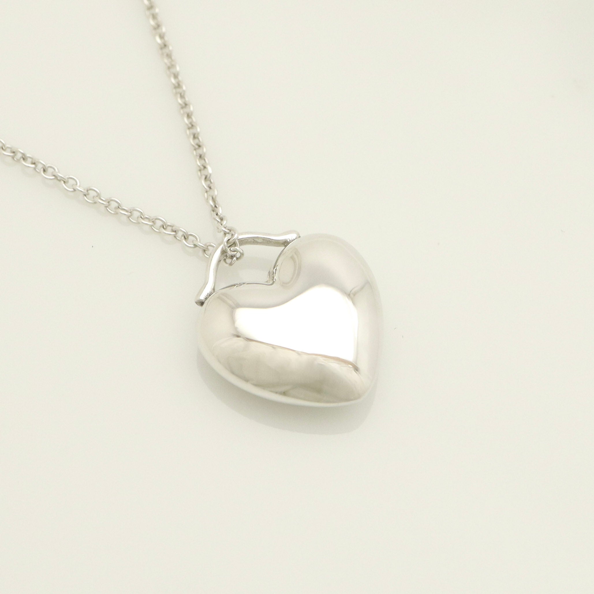 TIFFANY&Co. ドロップ ハート ネックレス AG925