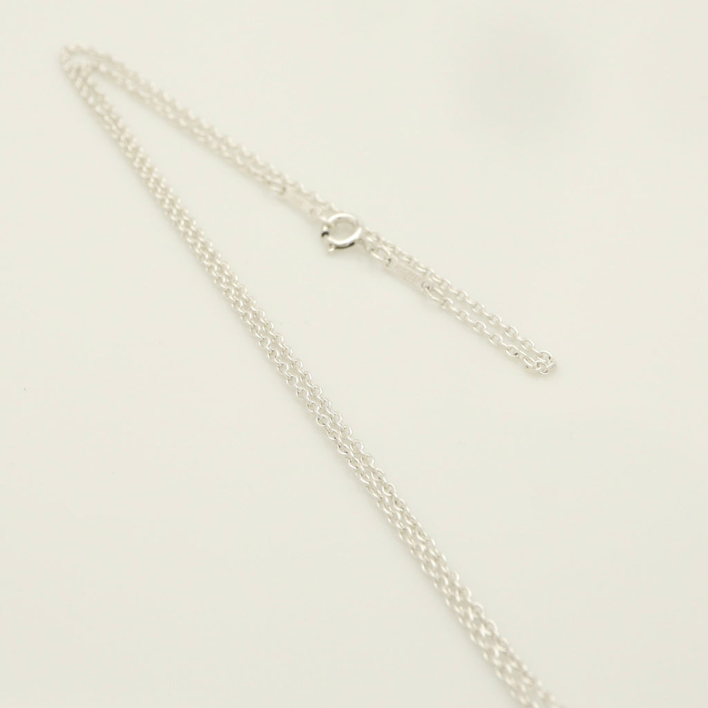 Tiffany & Co. Open Heart Pendant Necklace Sterling Silver 925