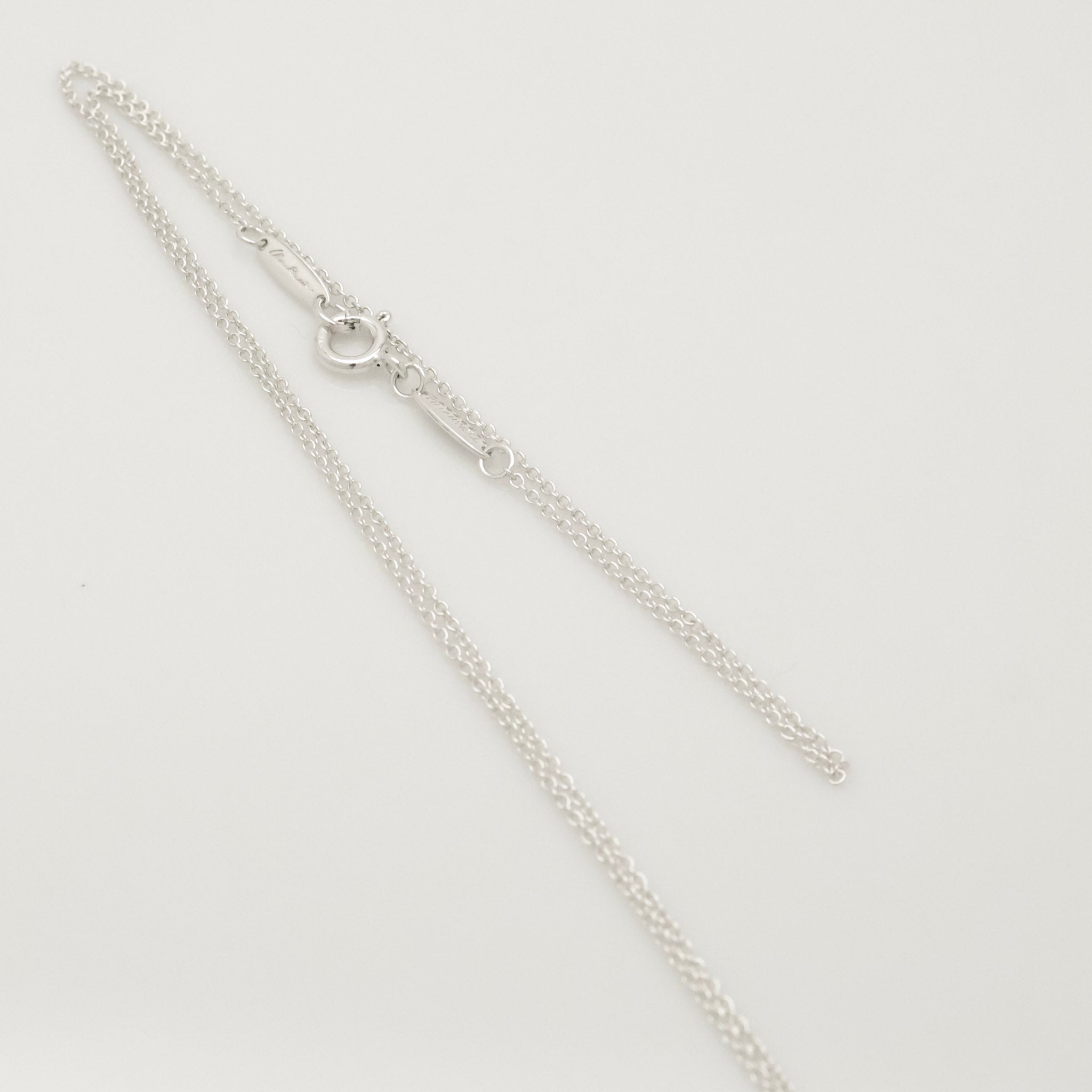 Tiffany & Co. Quadrifoglio Four Leaf Clover Necklace Sterling Silver 925
