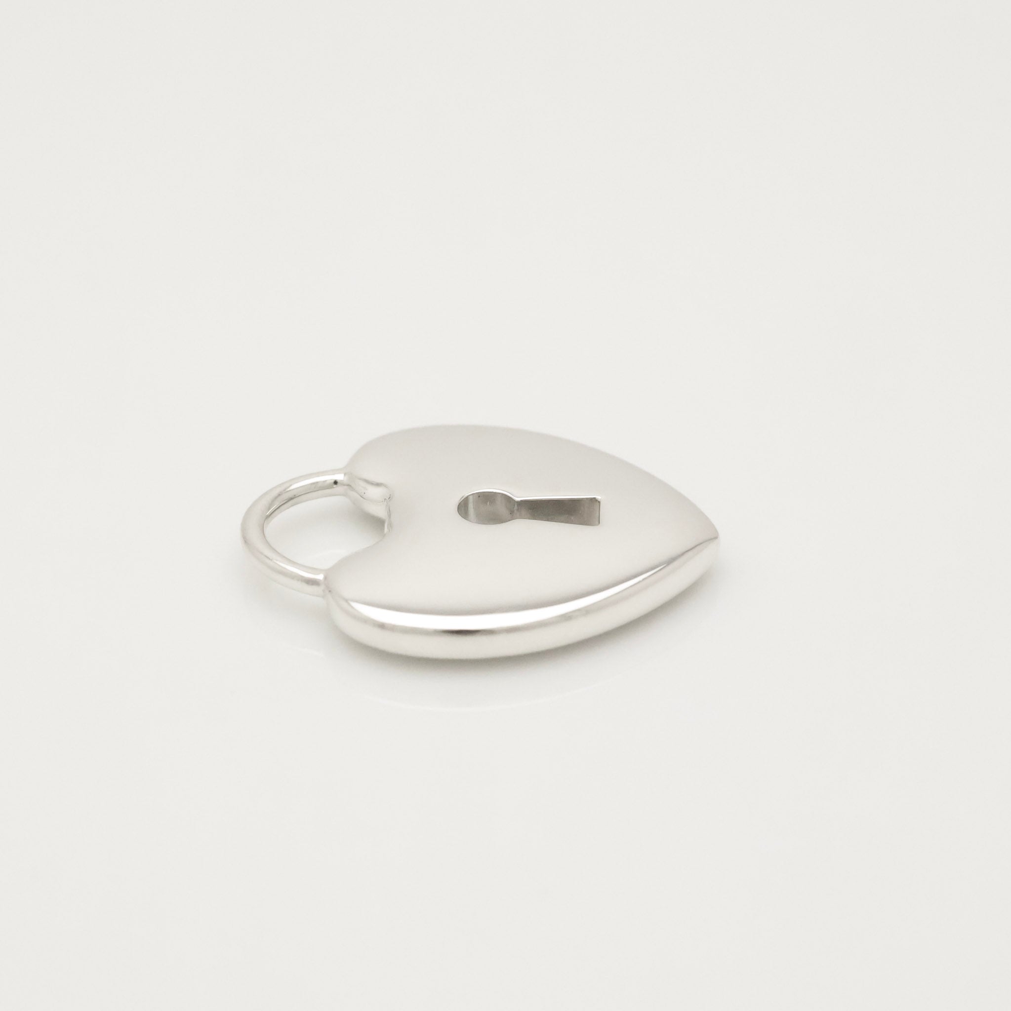 TIFFANY&Co. ラージ ハート ロック チャーム AG925