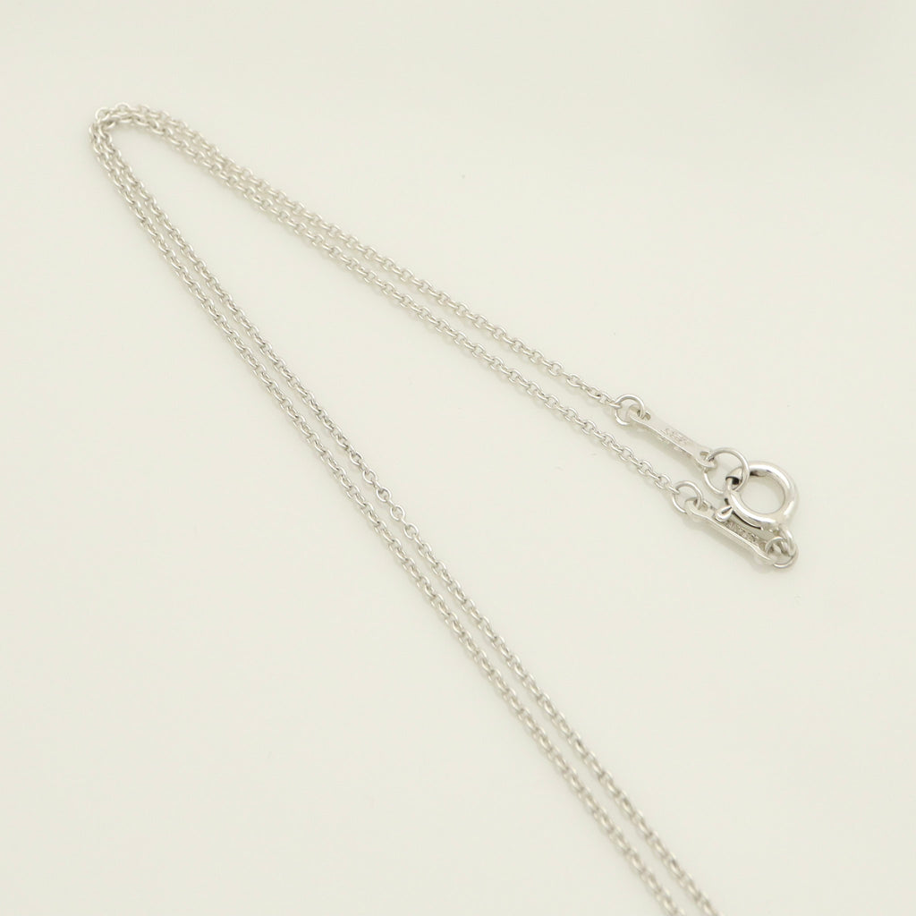 Tiffany & Co. Round Circle Disc Necklace Pendant  Sterling Silver  925