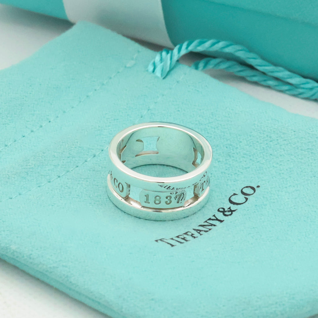 TIFFANY&Co. 1837 エレメント ワイド リング 11.5 号 AG925