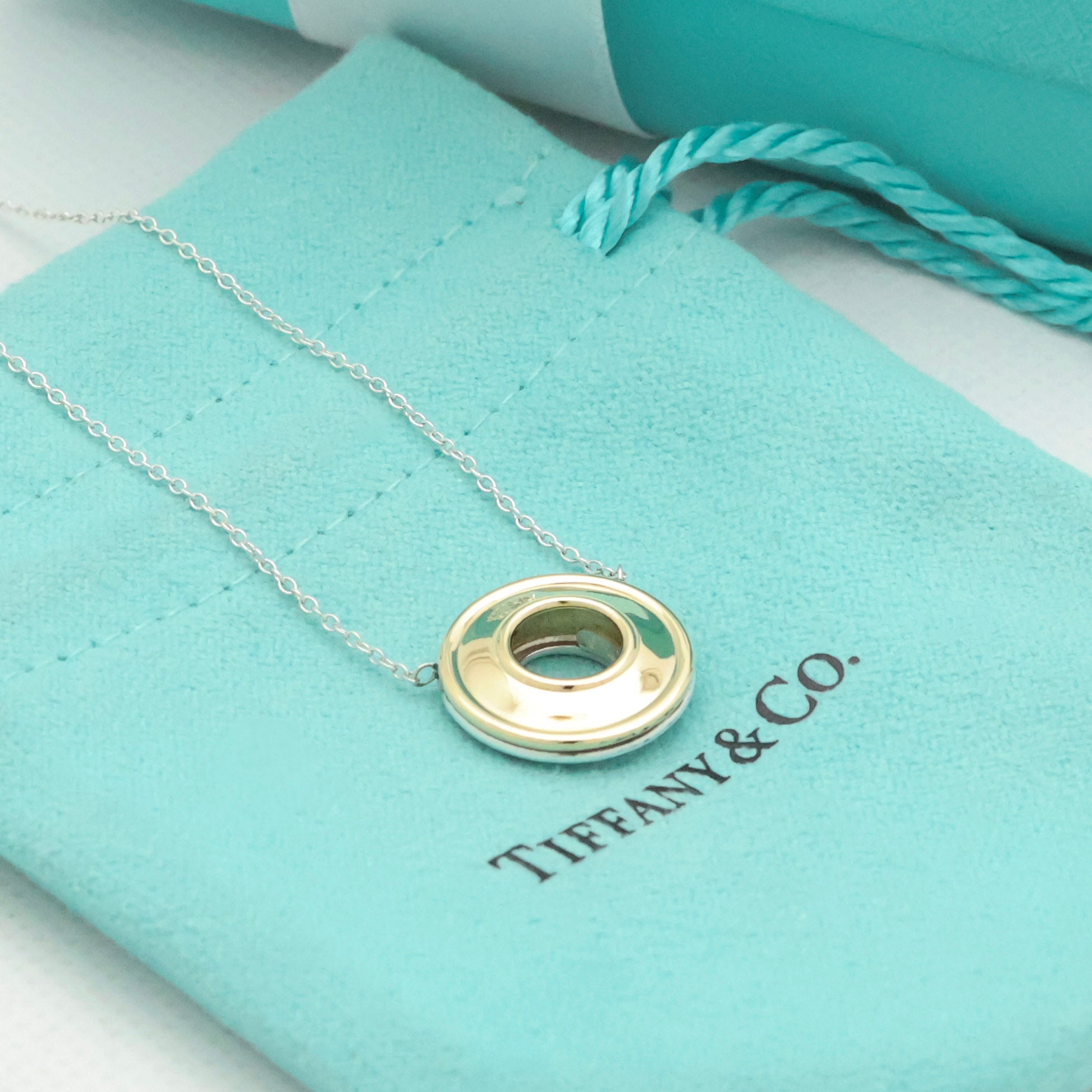 TIFFANY&Co. マジック サークル パロマピカソ ネックレス AG925 AU750