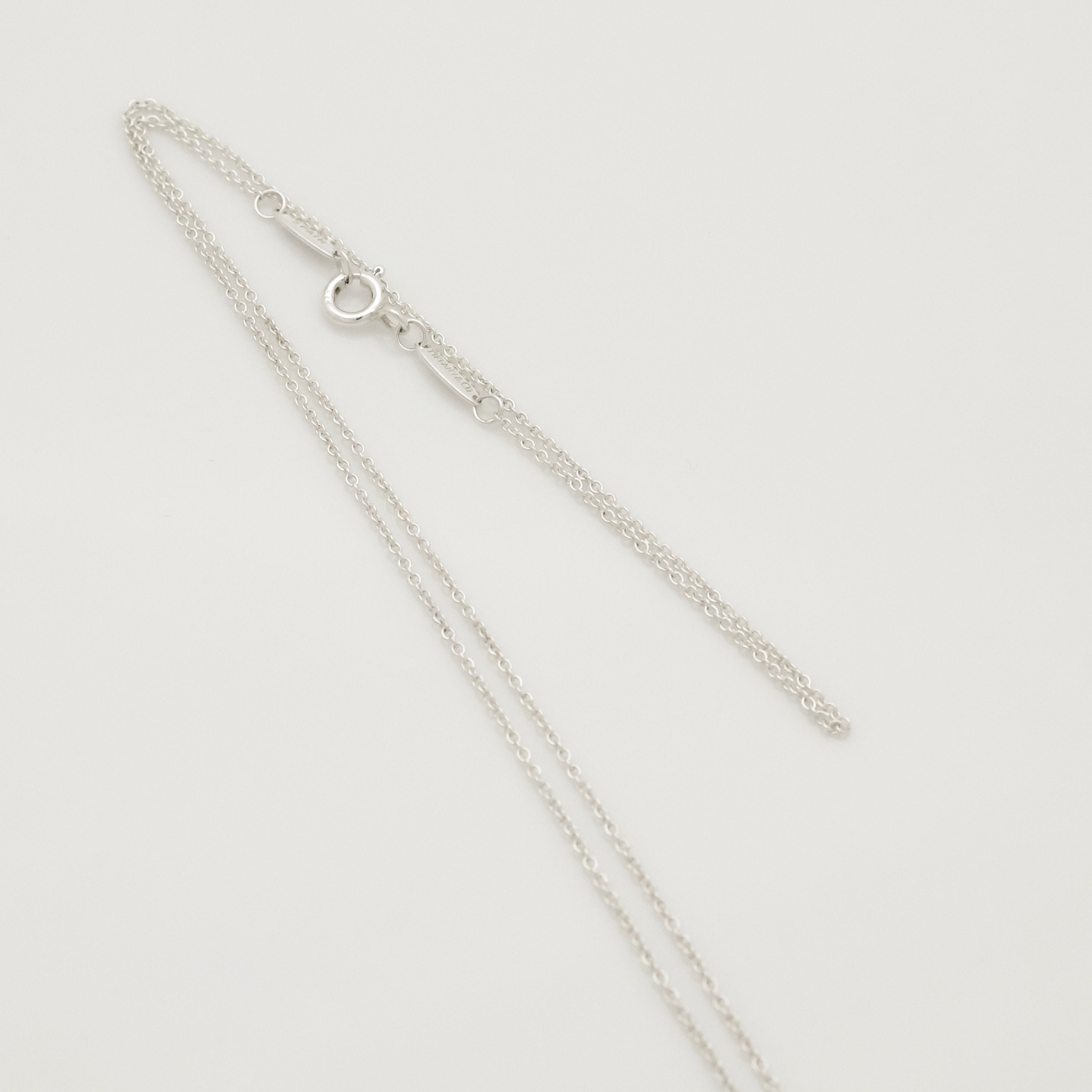 Tiffany & Co. Open Wave Pendant Necklace Sterling Silver 925