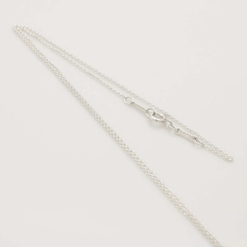 Tiffany & Co. Open Heart 16mm Pendant Necklace  Sterling Silver 925