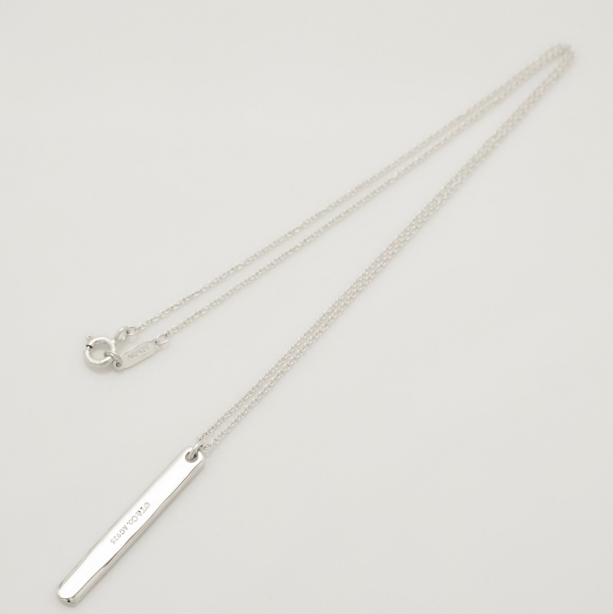 TIFFANY&Co. 1837 ナロー バー  ネックレス AG925