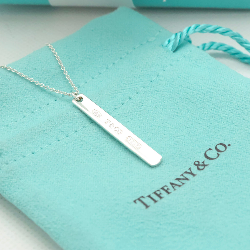 TIFFANY&Co. 1837 ナロー バー ネックレス AG925