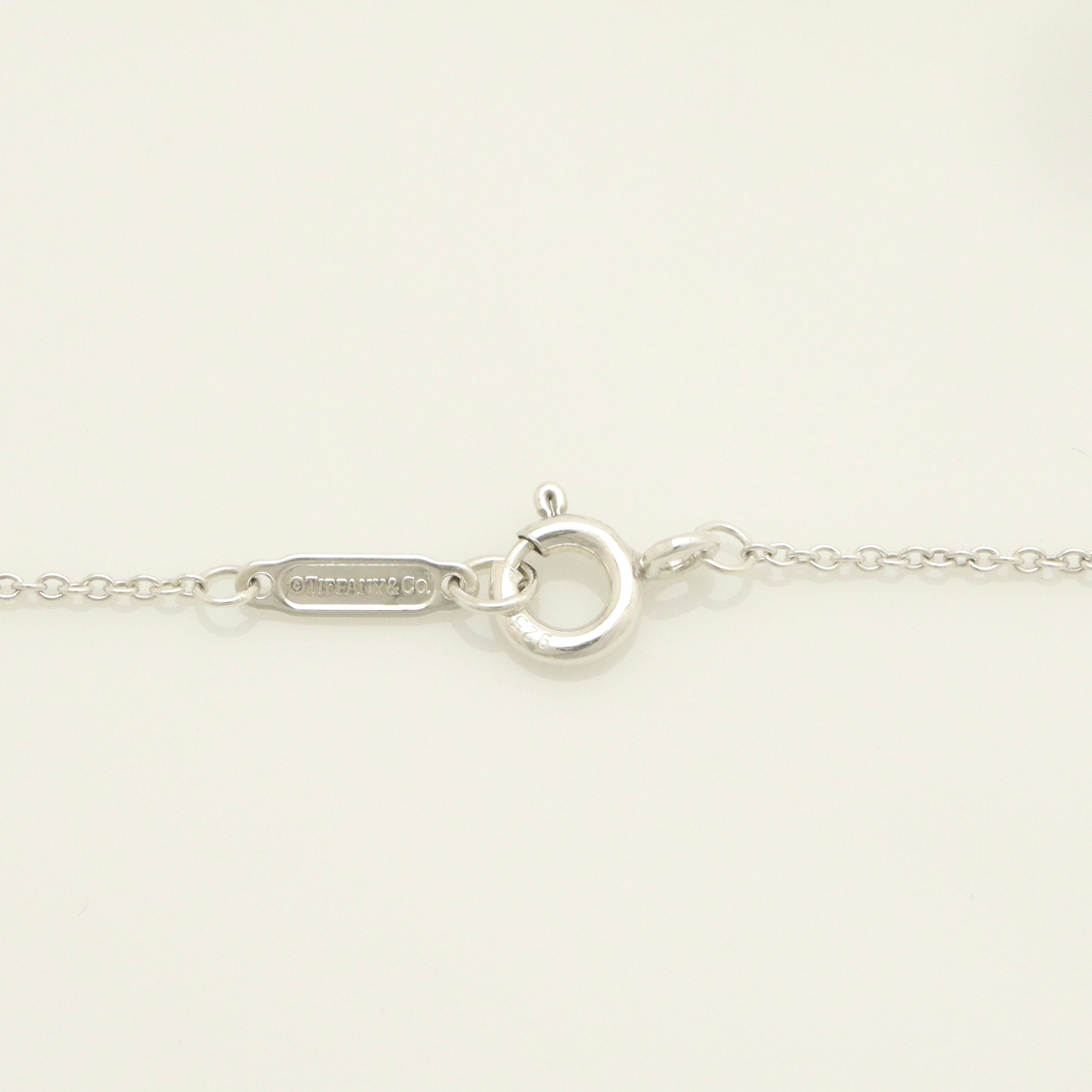Tiffany & Co.  Sterling Silver 1837 Horseshoe Pendant Necklace