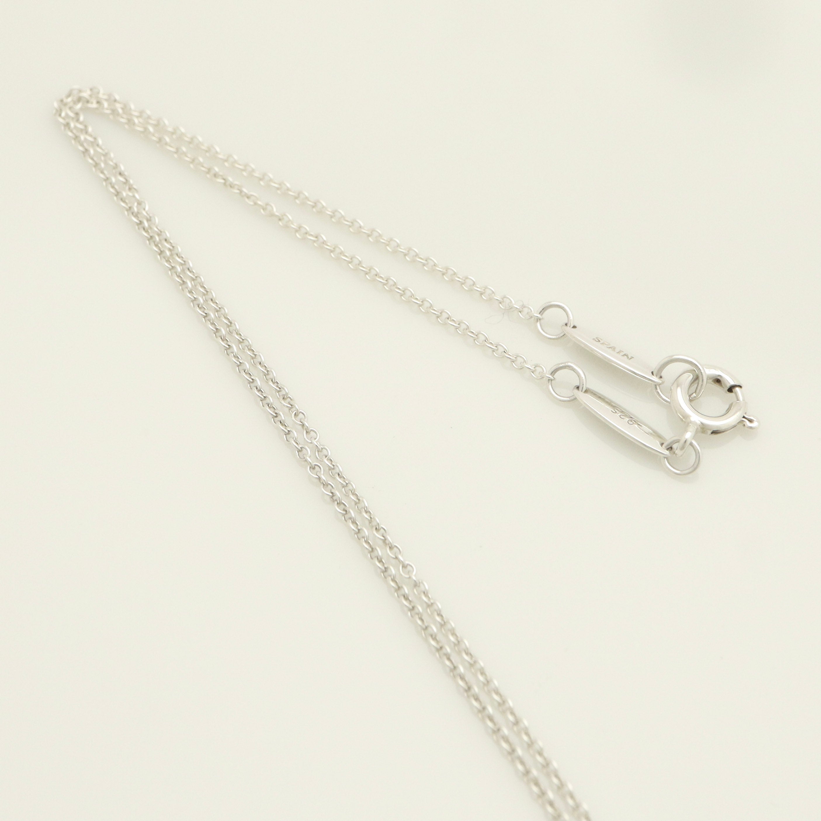 TIFFANY&Co. スモール ラウンド ディスク エルサペレッティ ネックレス AG925