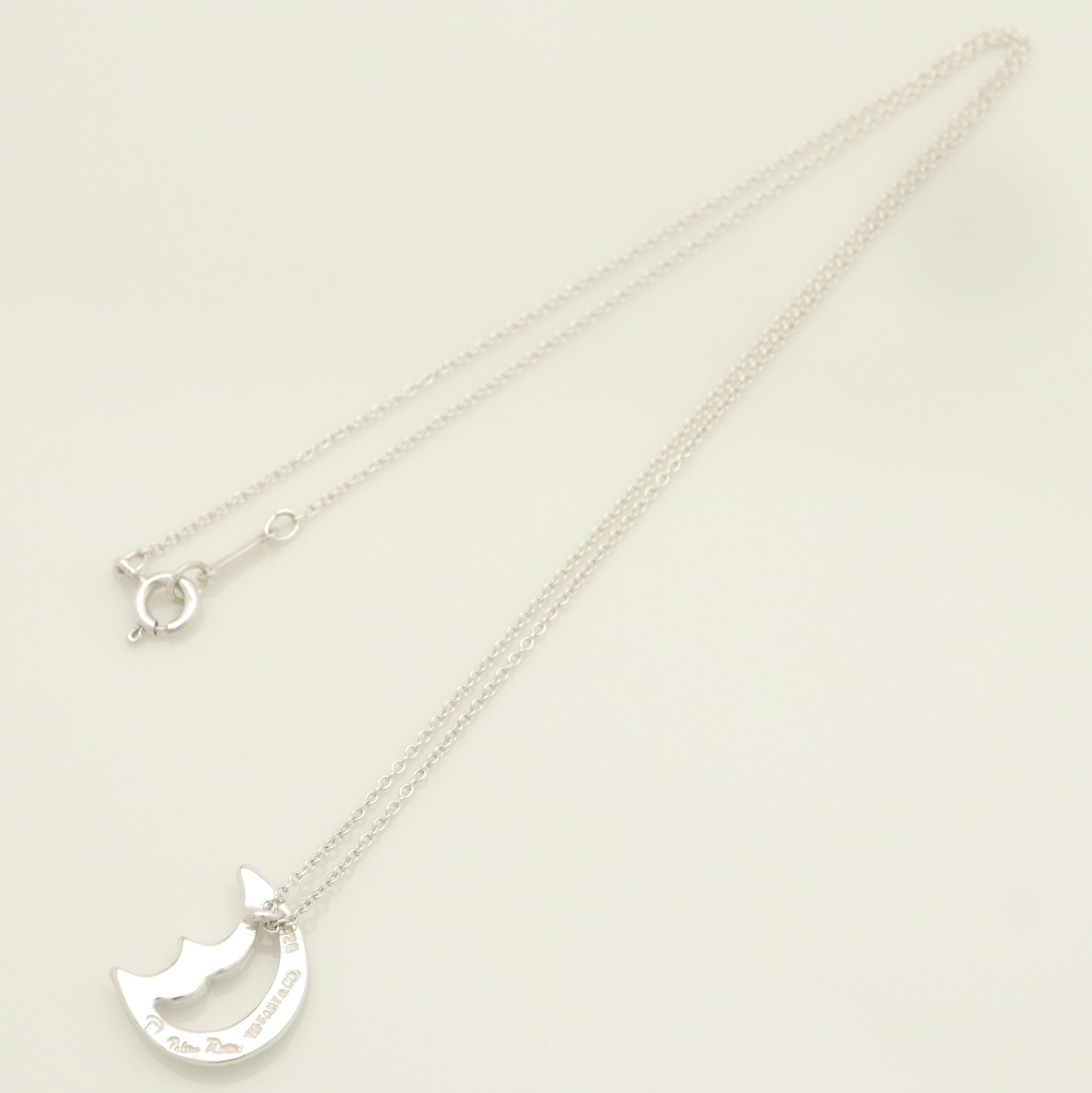 Tiffany & Co. Teardrop Necklace Pendant Sterling Silver 925 