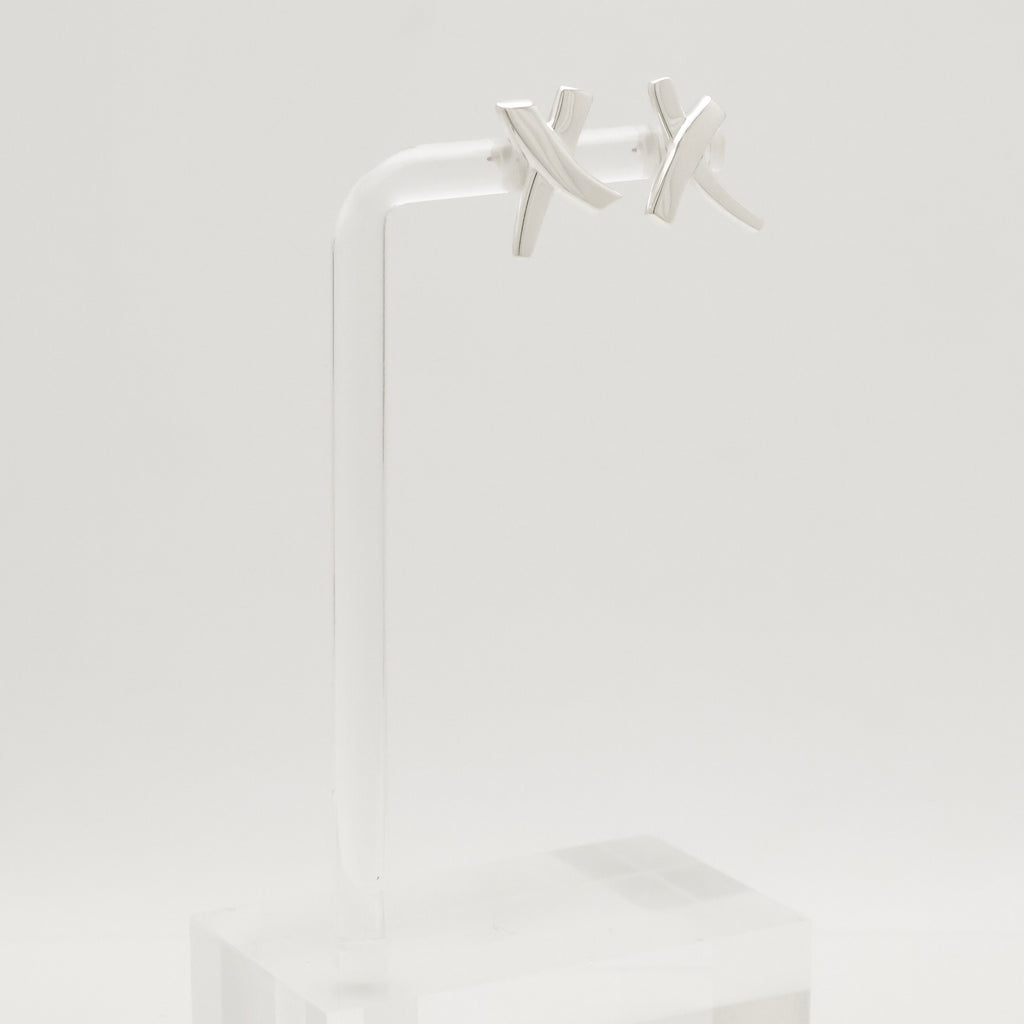 TIFFANY&Co. キス クロス パロマピカソ スタッド ピアス AG925