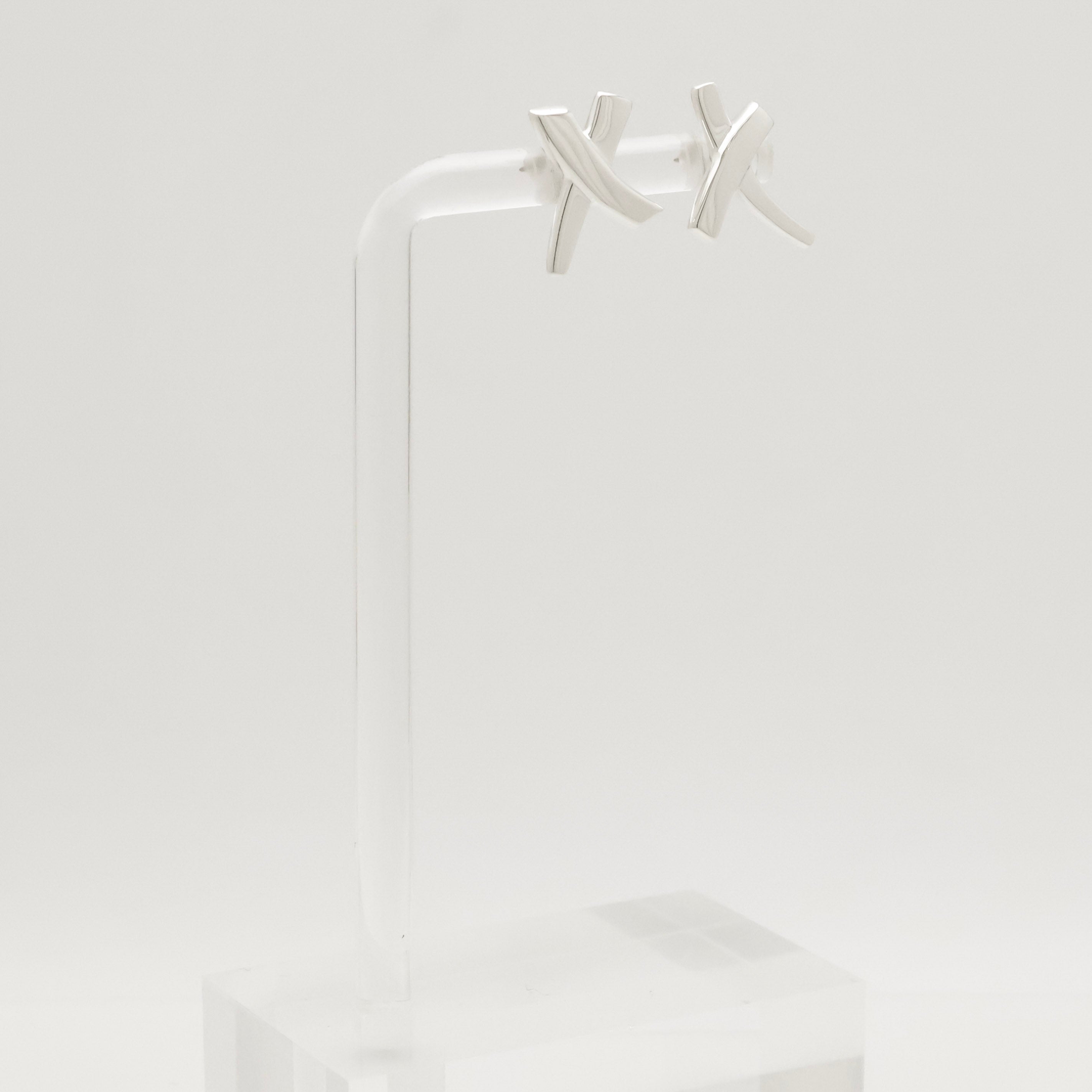 TIFFANY&Co. キス クロス パロマピカソ スタッド ピアス AG925