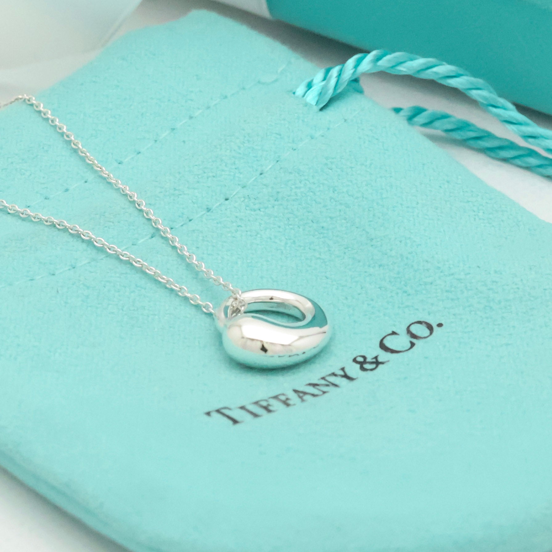 TIFFANY&Co. エターナル サークル エルサペレッティ ネックレス AG925
