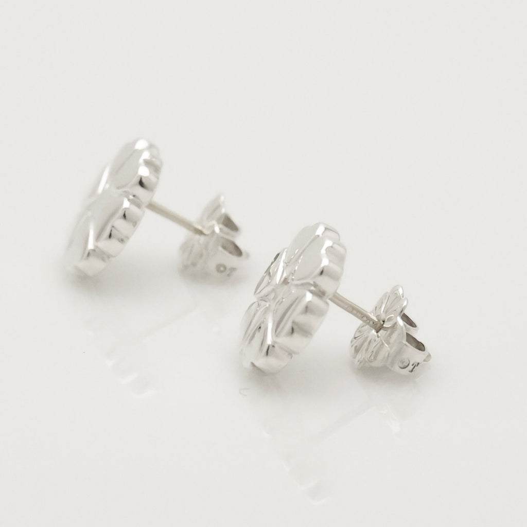  Tiffany & Co. Picasso Crown of Heart Stud Earrings Sterling Silver 925 