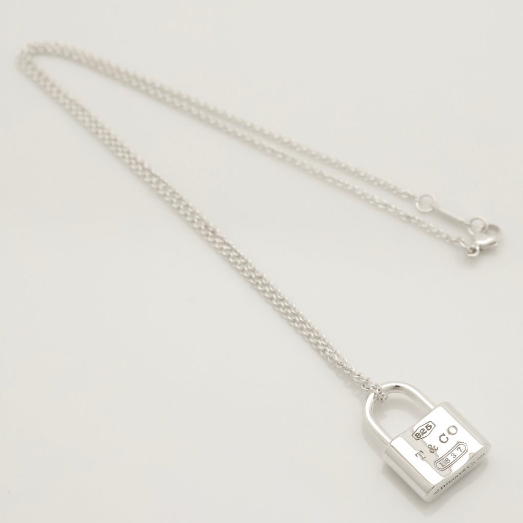 TIFFANY&Co. 1837 カデナ ロック チャーム ネックレス AG925