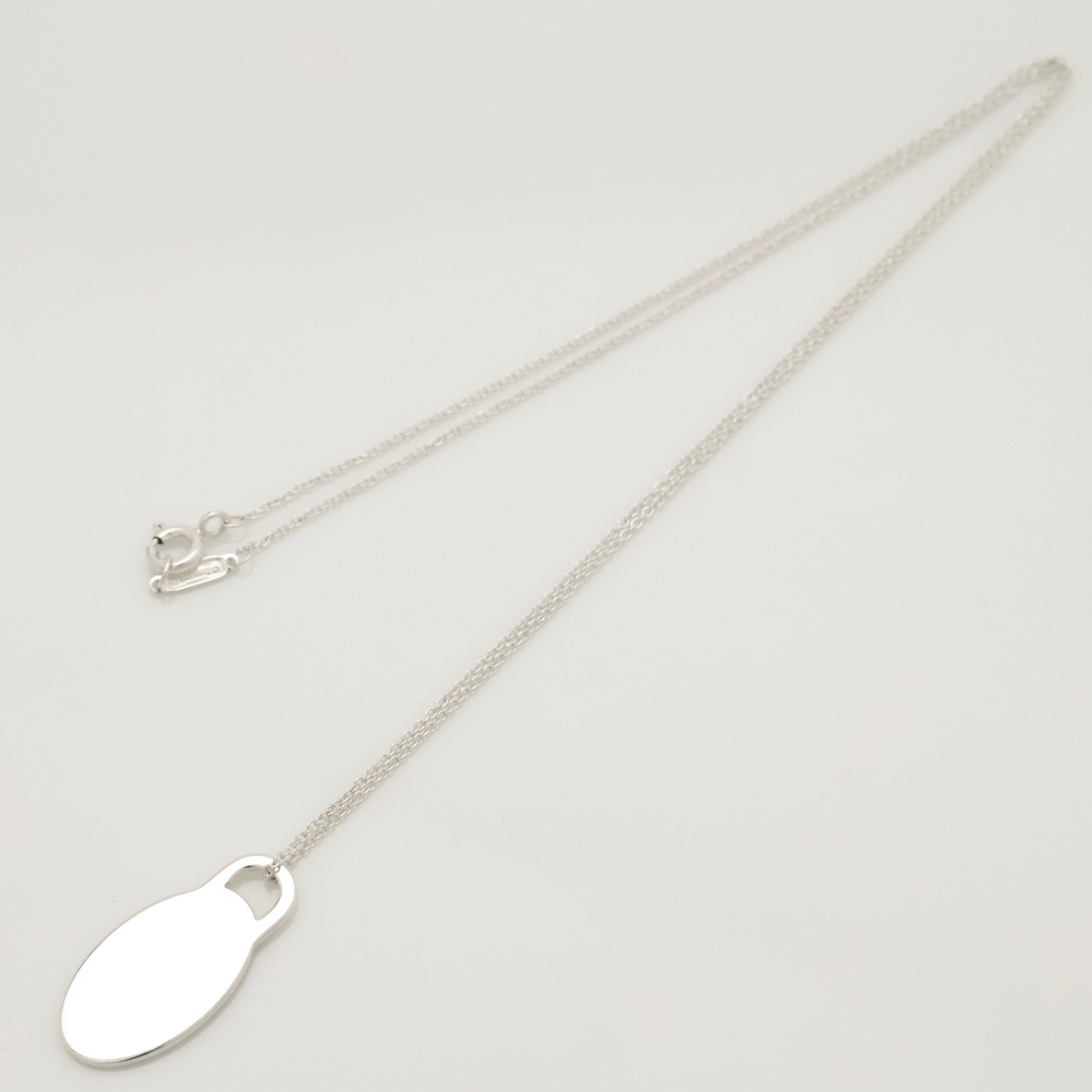 TIFFANY&Co.リターントゥ ティファニー オーバル ネックレス AG925