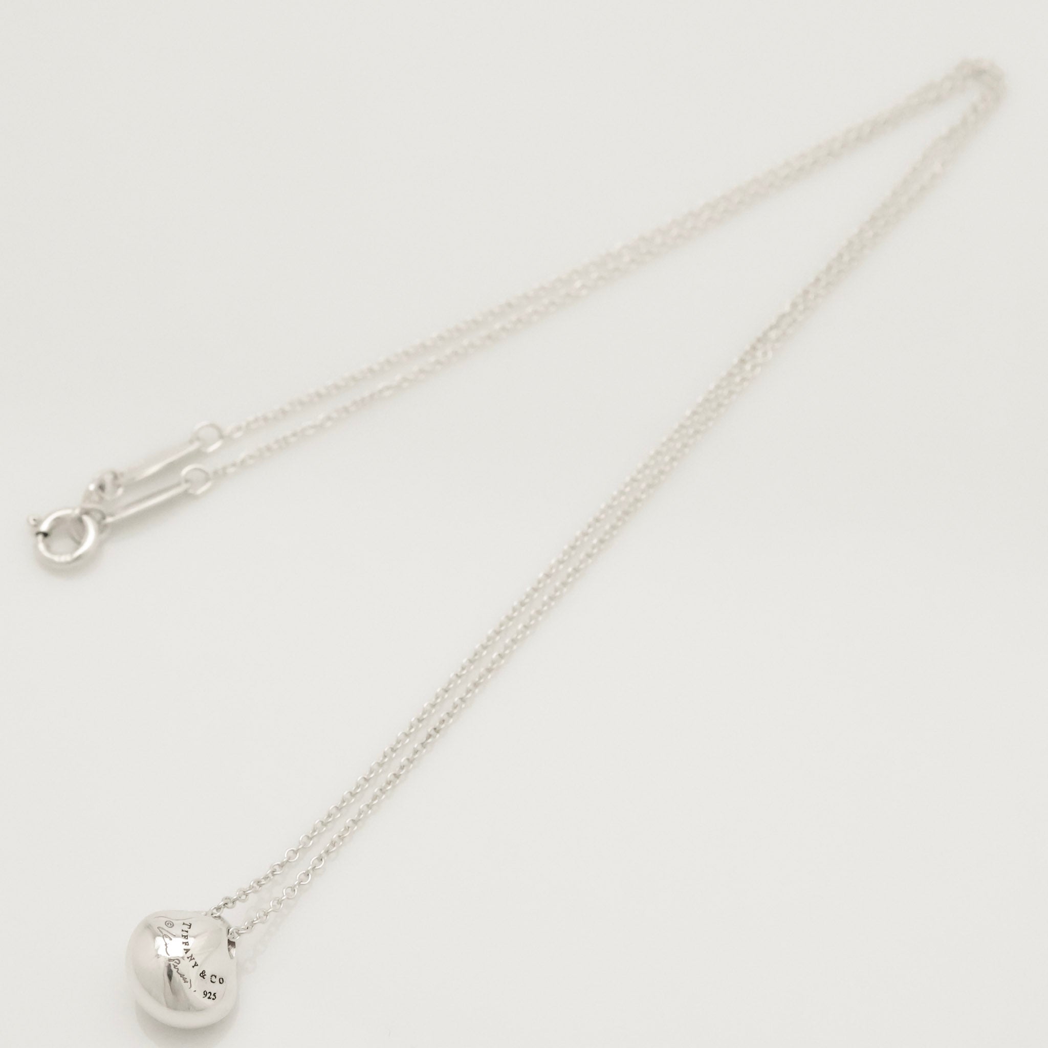 Tiffany & Co. Elsa Peretti Nugget Necklace Sterling Silver 925 