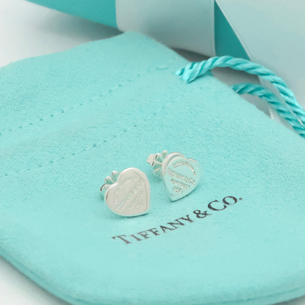 TIFFANY&Co. リターントゥ ティファニー ハート タグ スタッド ピアス AG925
