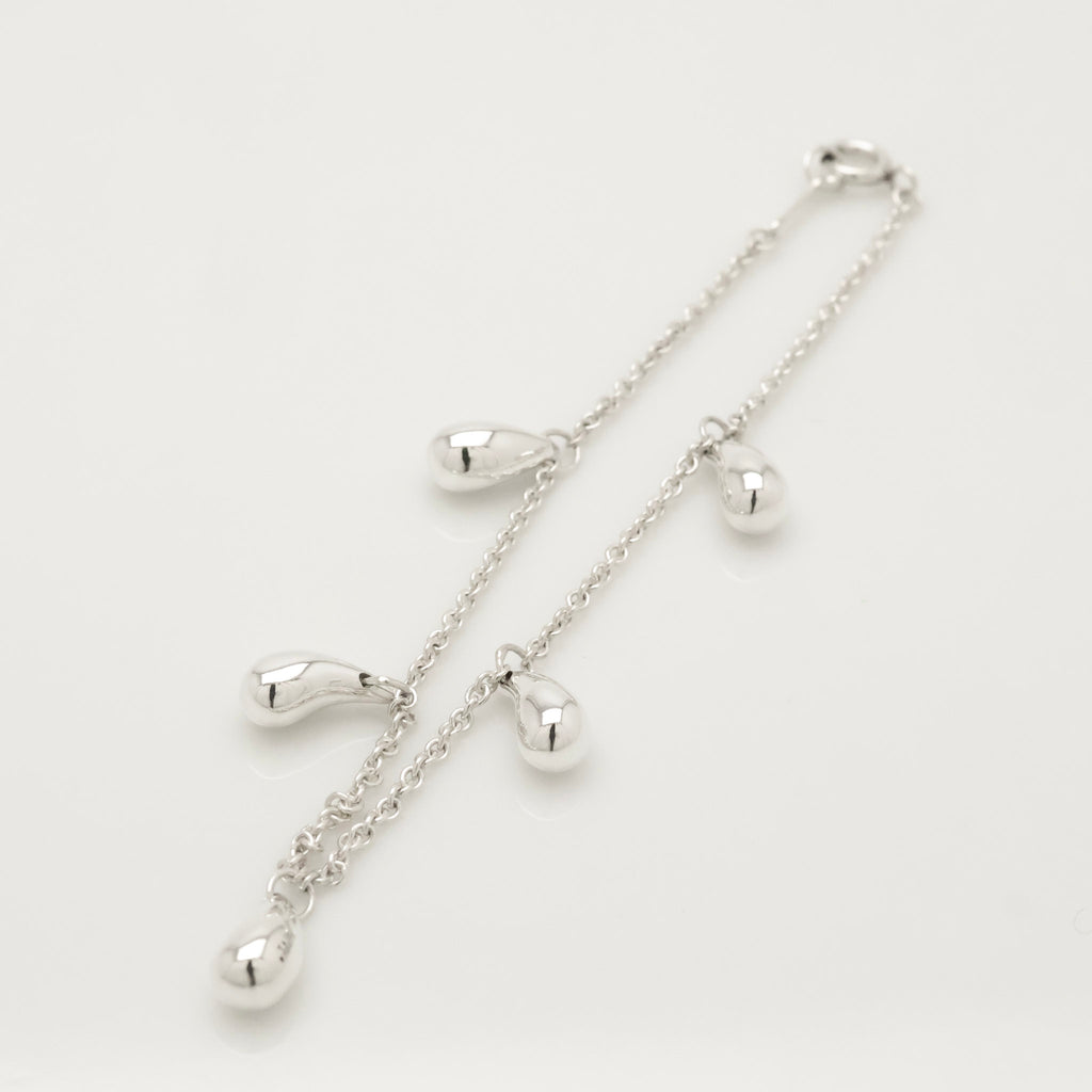 TIFFANY&Co. 5連 ファイブ ティアドロップ エルサペレッティ ブレスレット AG925